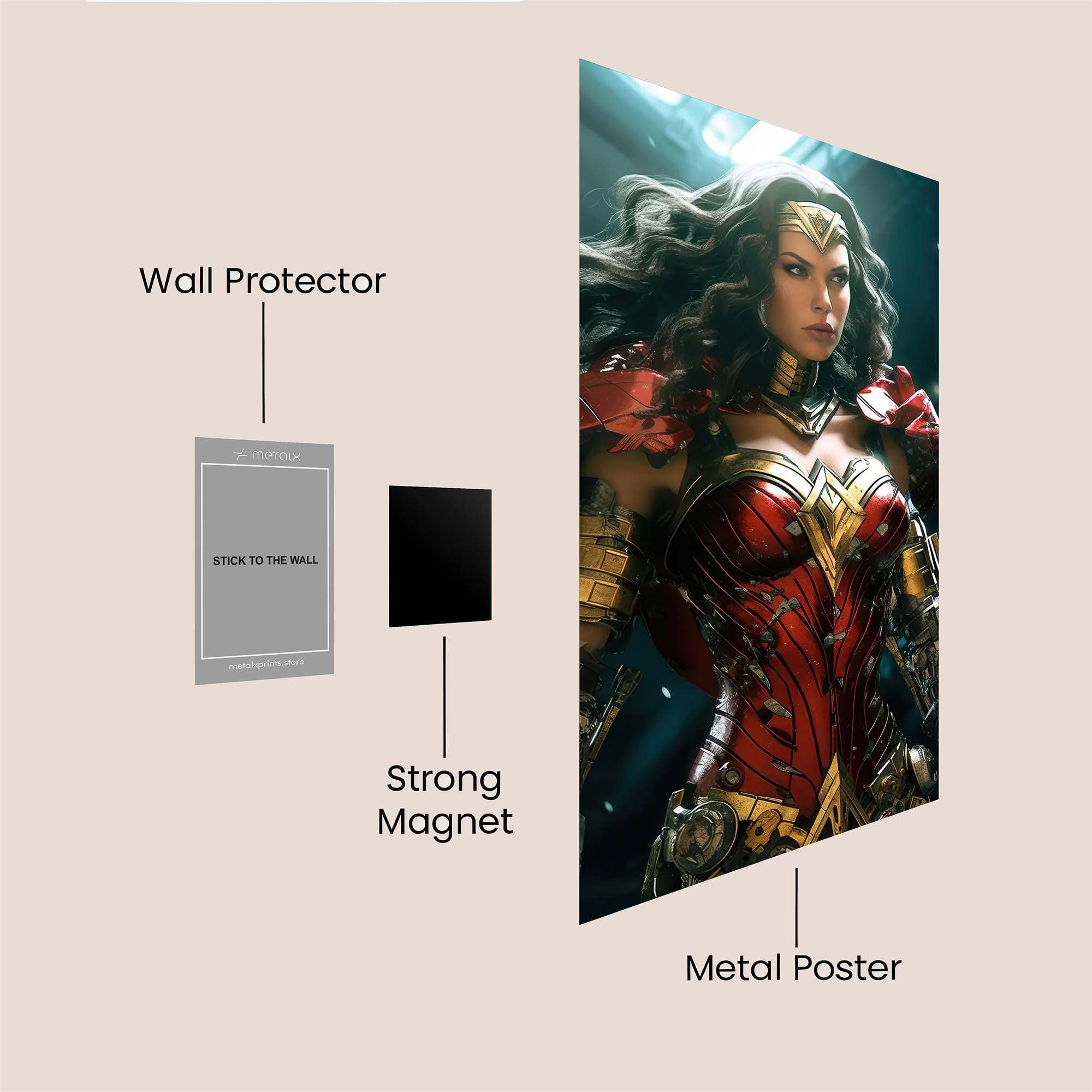 Wonder Resolute Safe Wall Magnetic / M