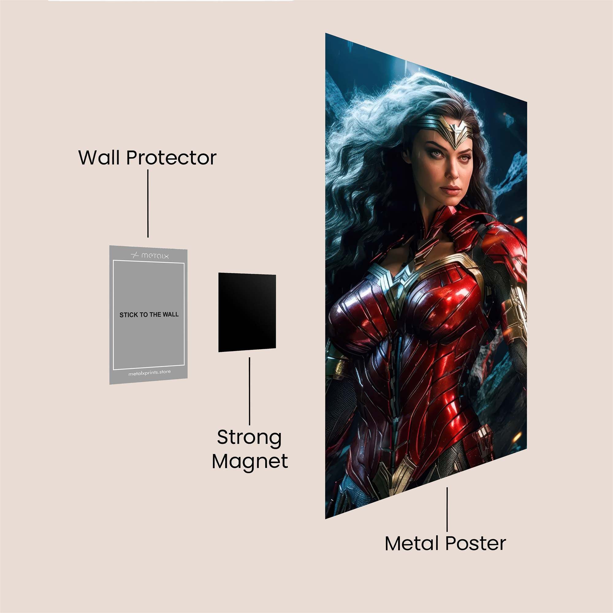 Wonder Resolute Safe Wall Magnetic / M