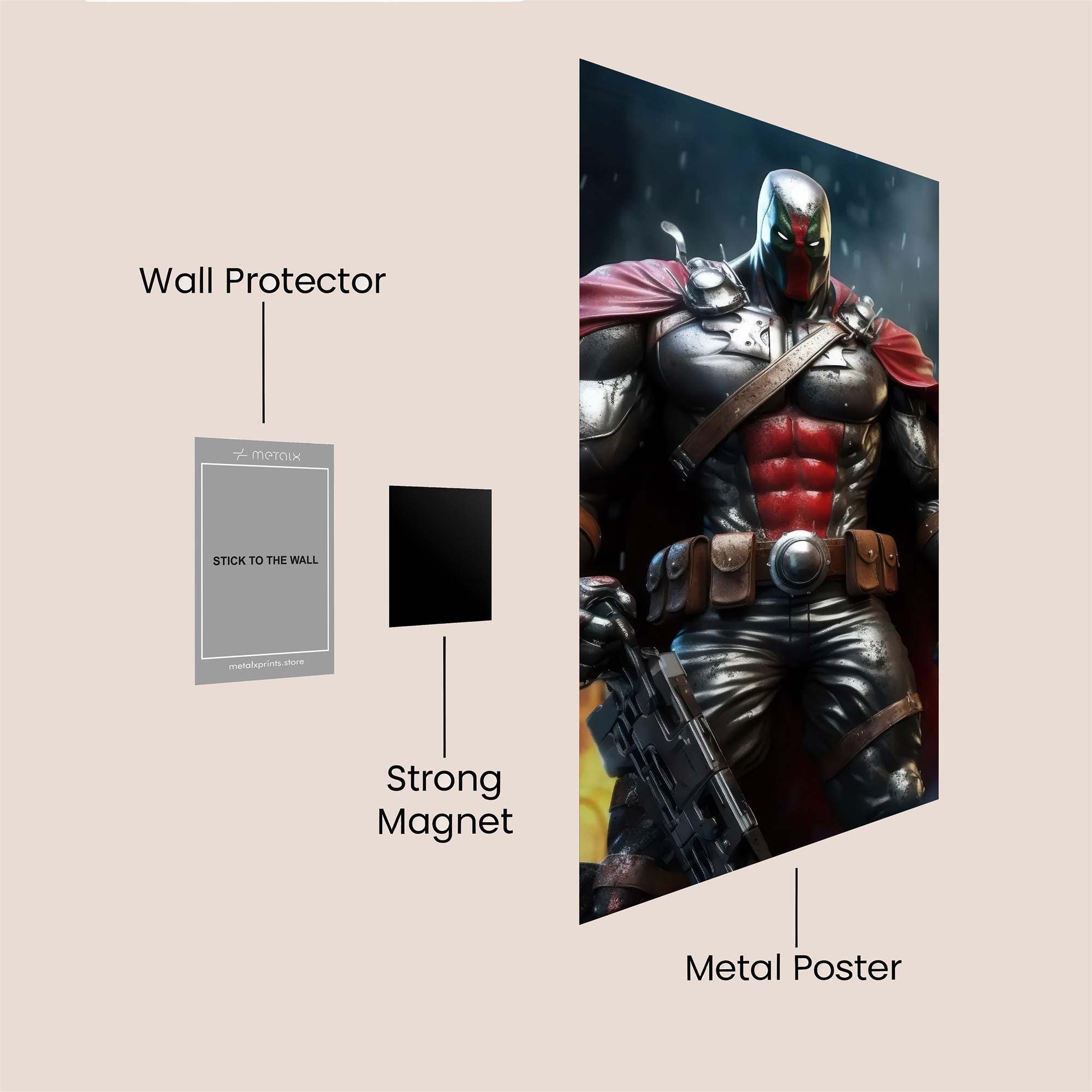 Spawn Savagery Safe Wall Magnetic / M