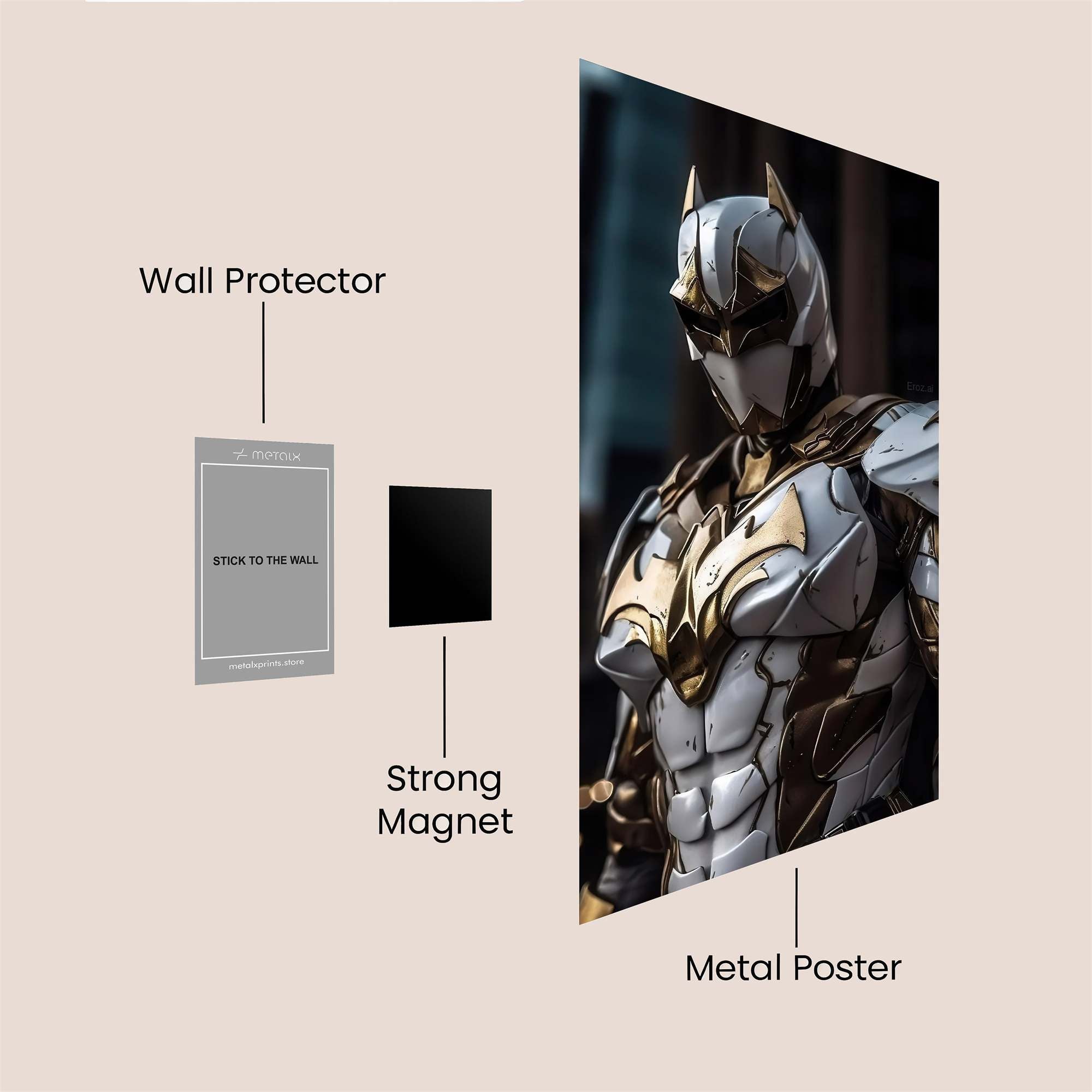 Knight Regal Safe Wall Magnetic / M