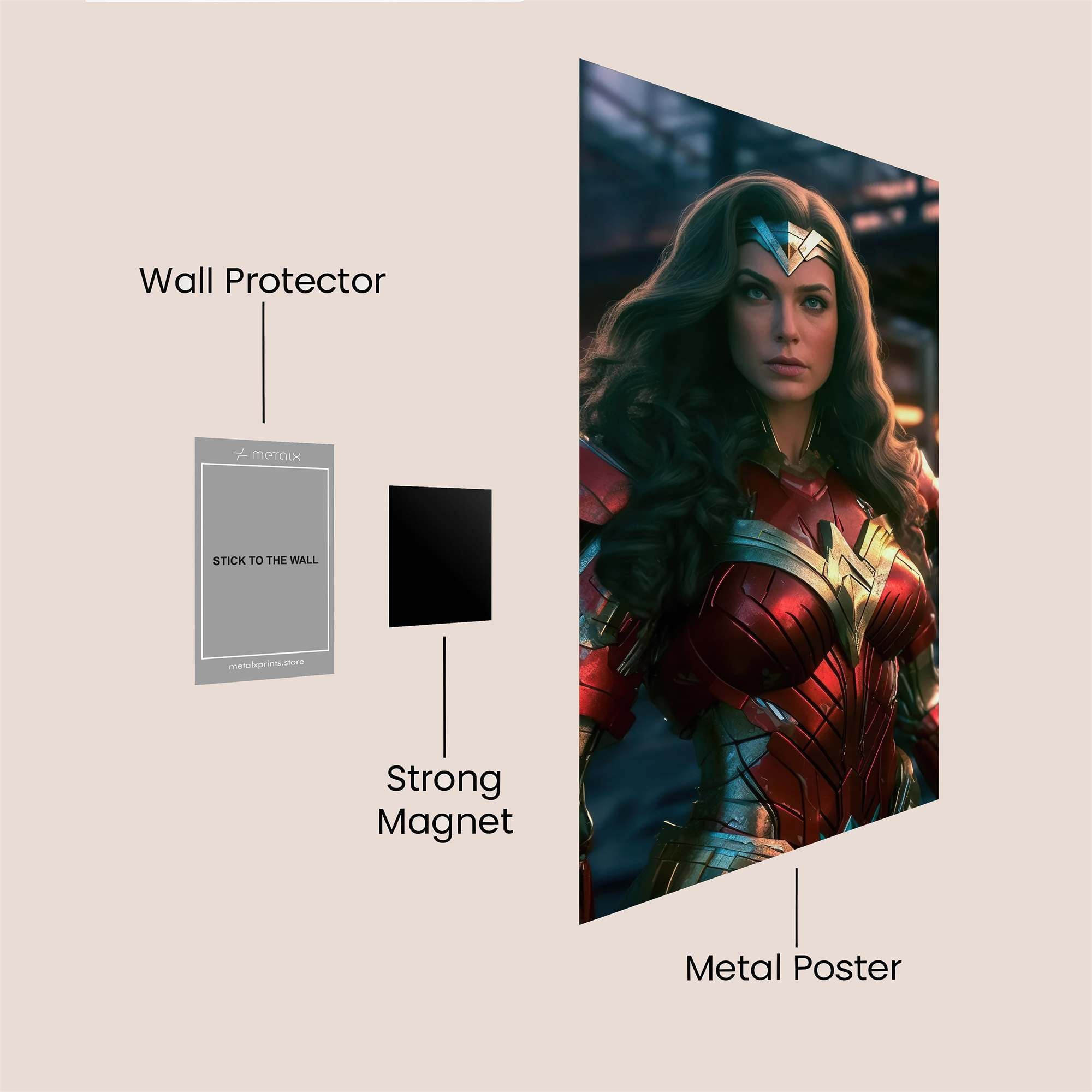 Wonder Resolute Safe Wall Magnetic / M