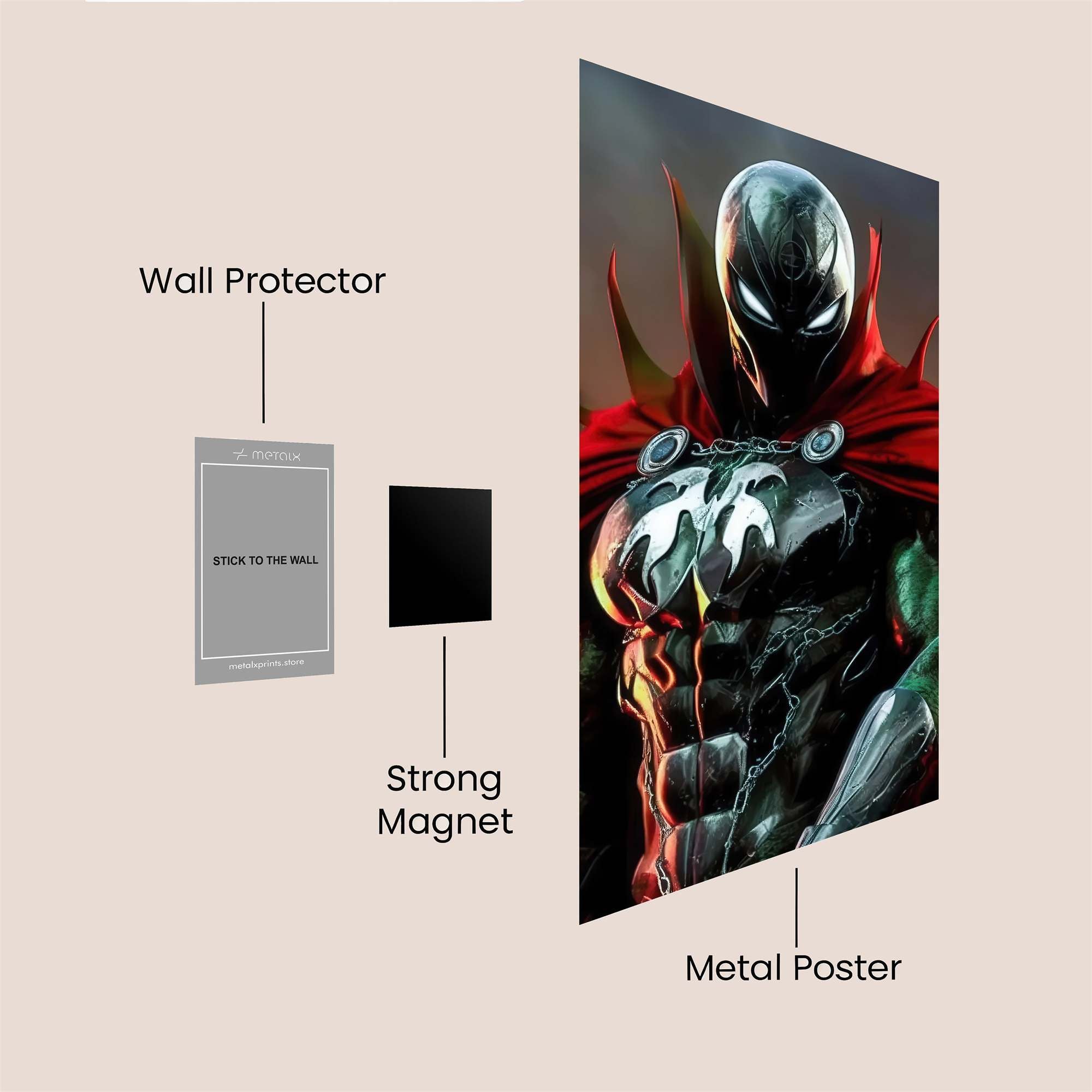 Spawn Sinister Safe Wall Magnetic / M