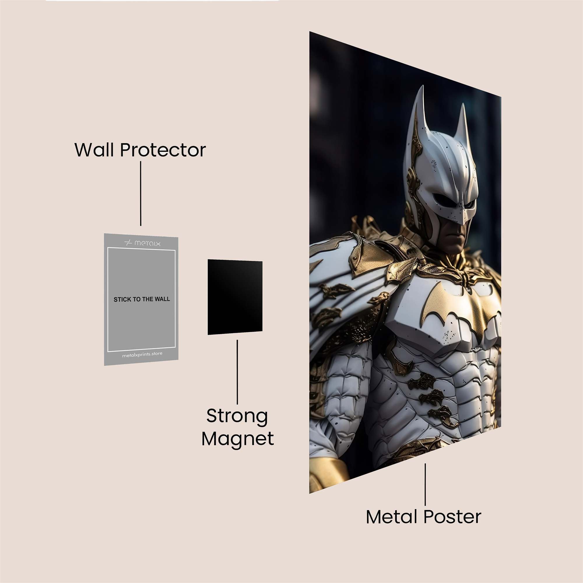 Batman Majestic Safe Wall Magnetic / M