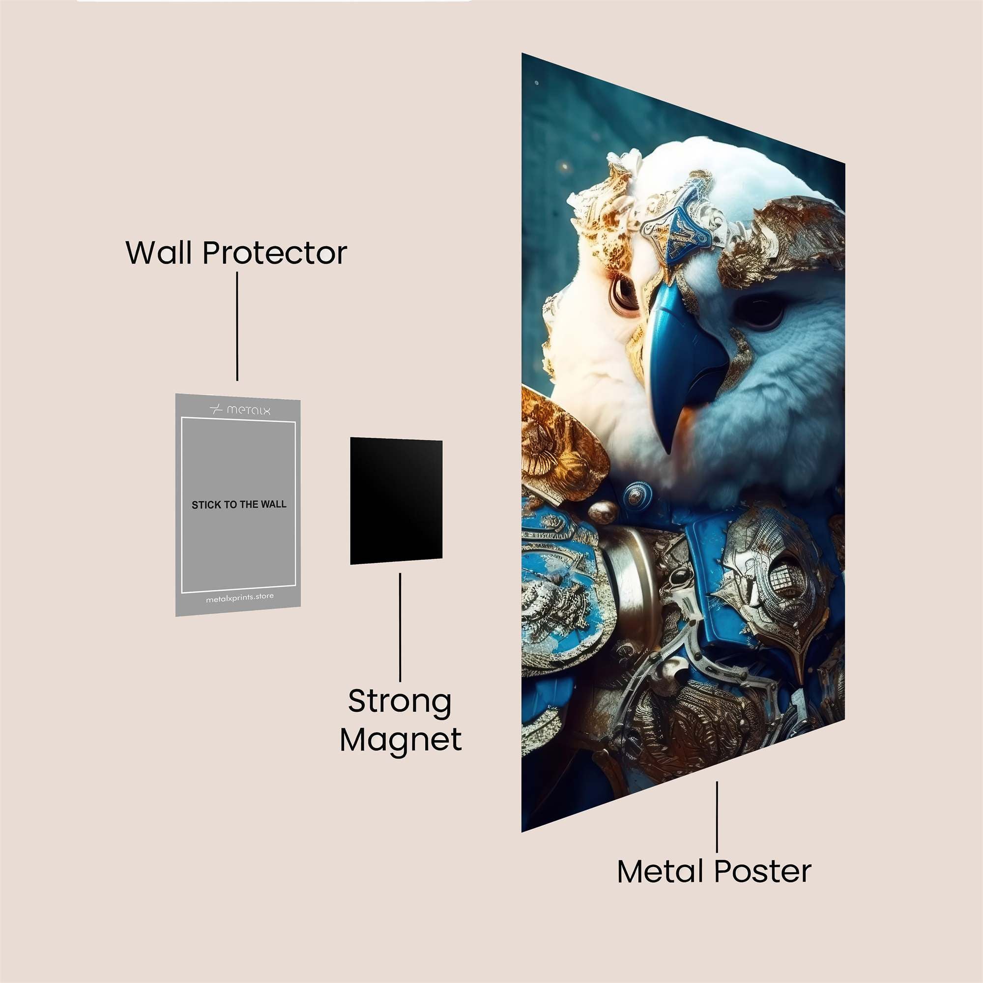 Owl Majesty Safe Wall Magnetic / M