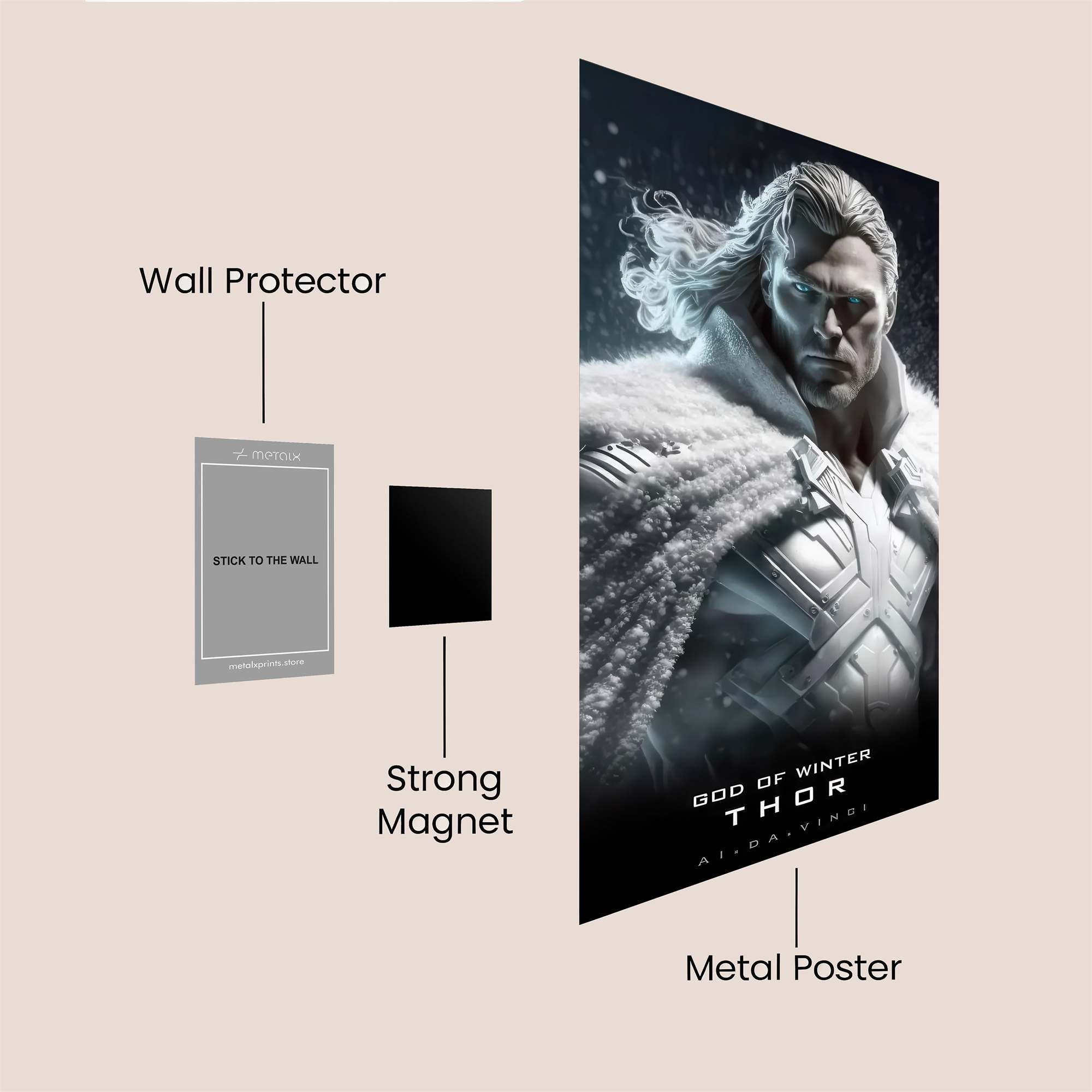 Cosplay Whimsy Safe Wall Magnetic / M