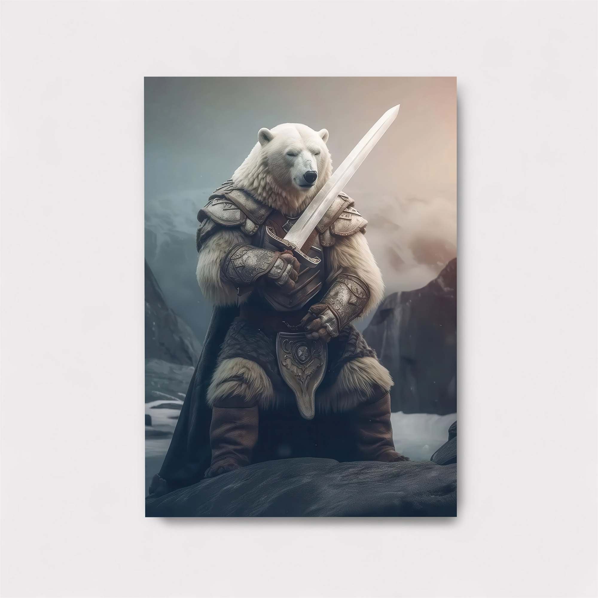Bear Warrior Safe Wall Magnetic / M