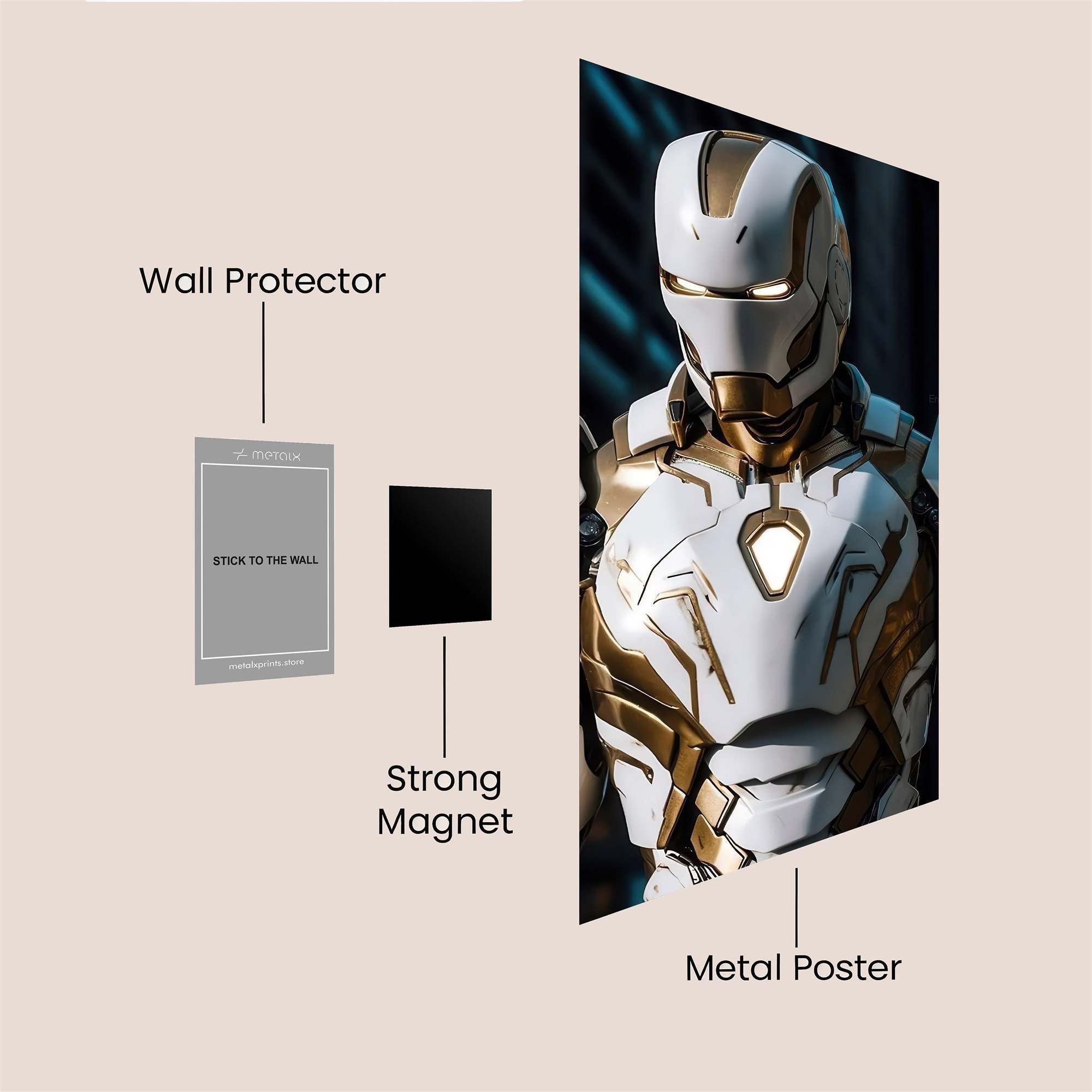Iron Valor Safe Wall Magnetic / M