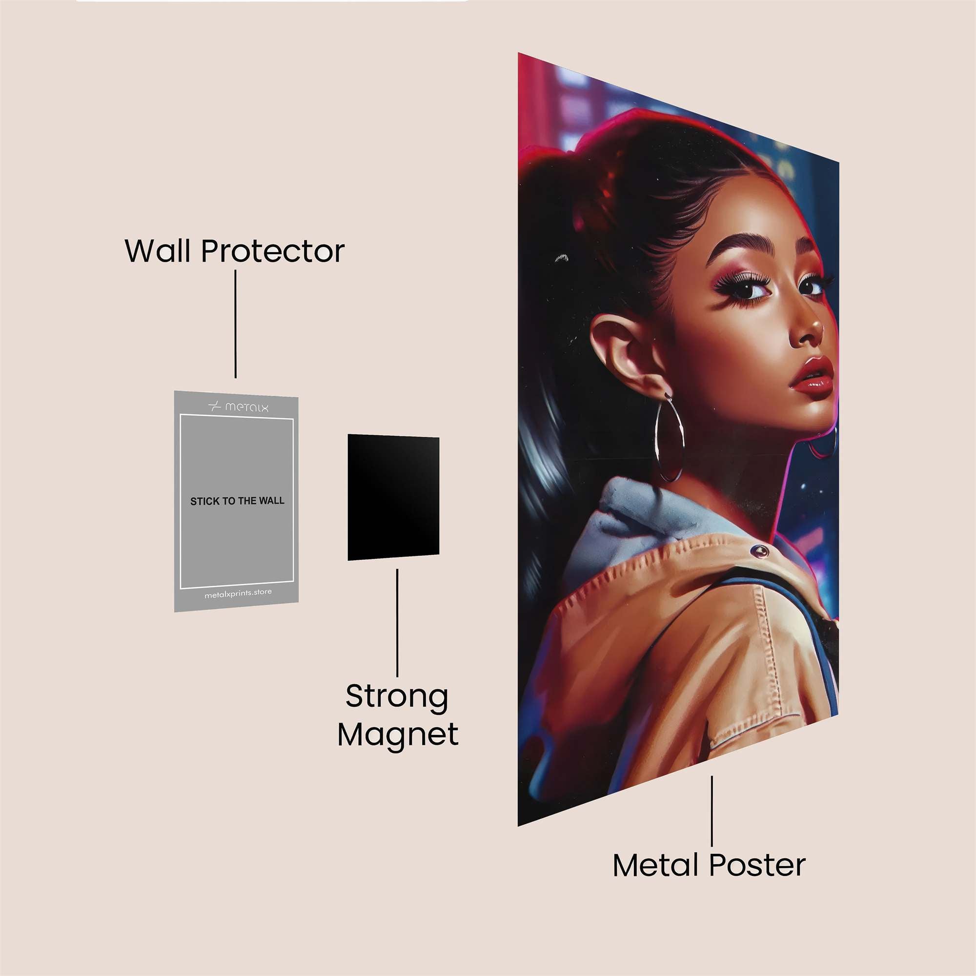 NeonGaze Safe Wall Magnetic / M