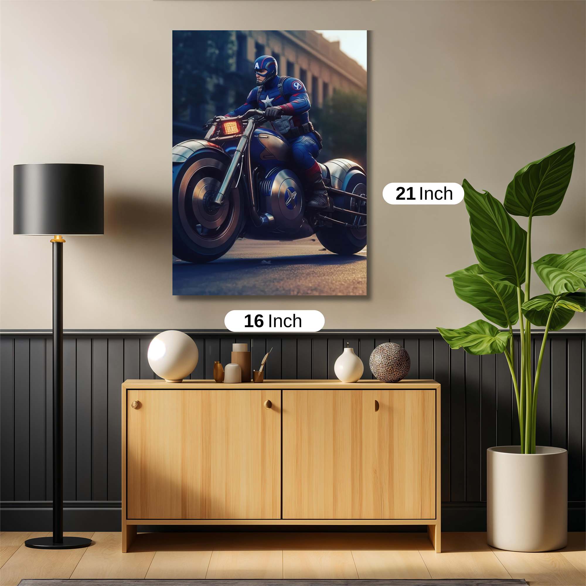 Captain Adventurous Safe Wall Magnetic / M