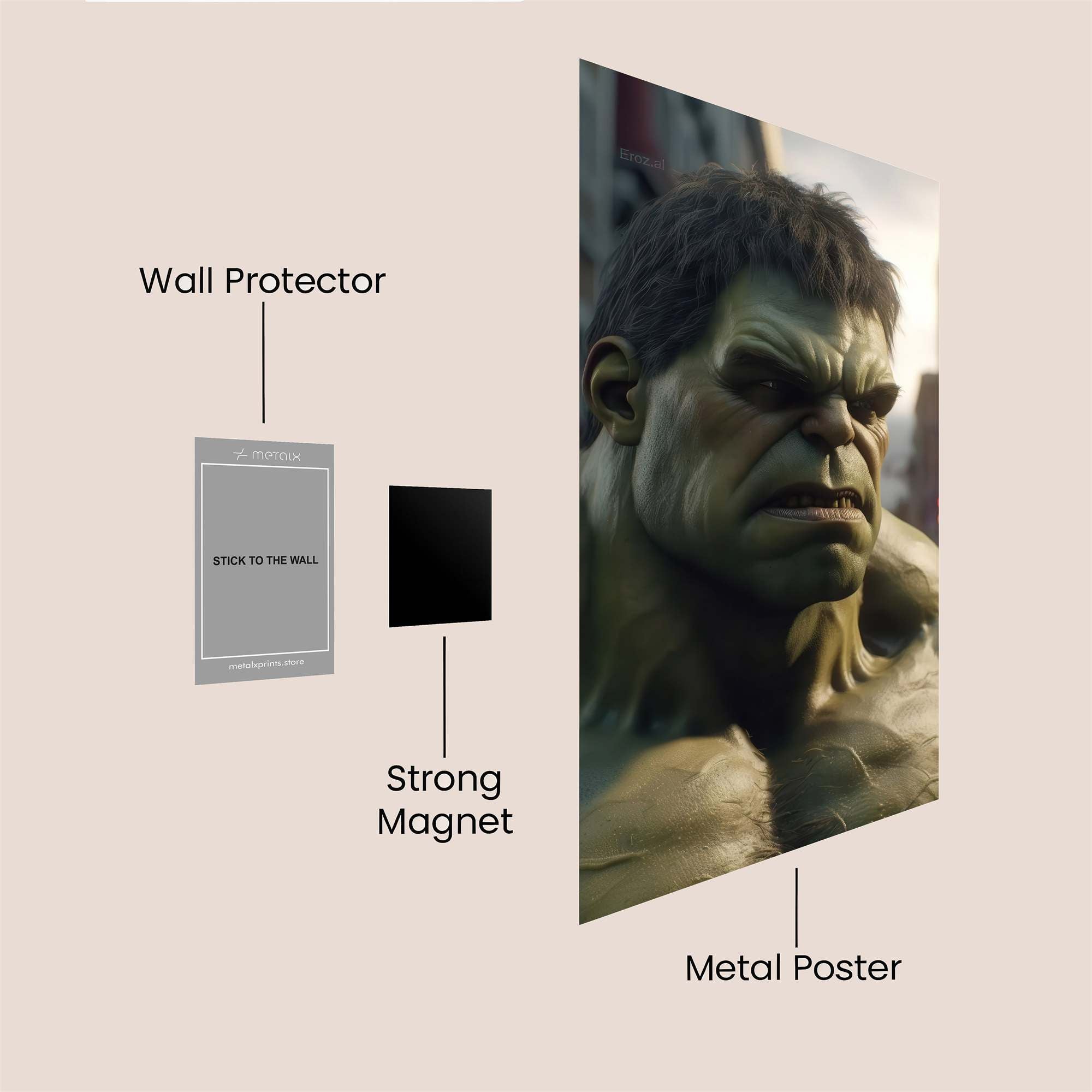 Hulk Intense Safe Wall Magnetic / M