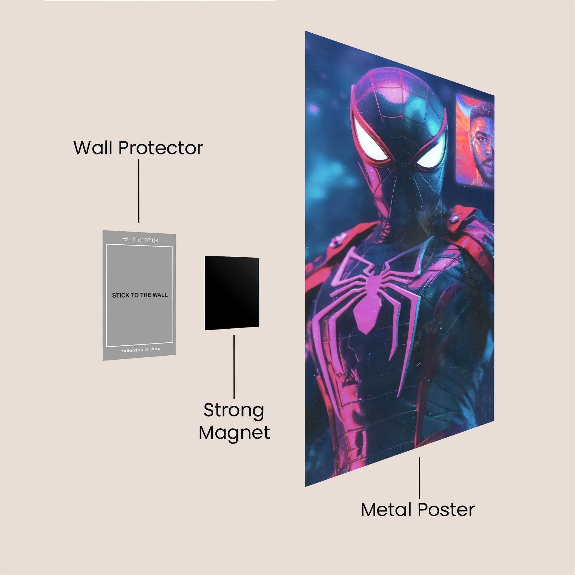 Miles Mystery Safe Wall Magnetic / M
