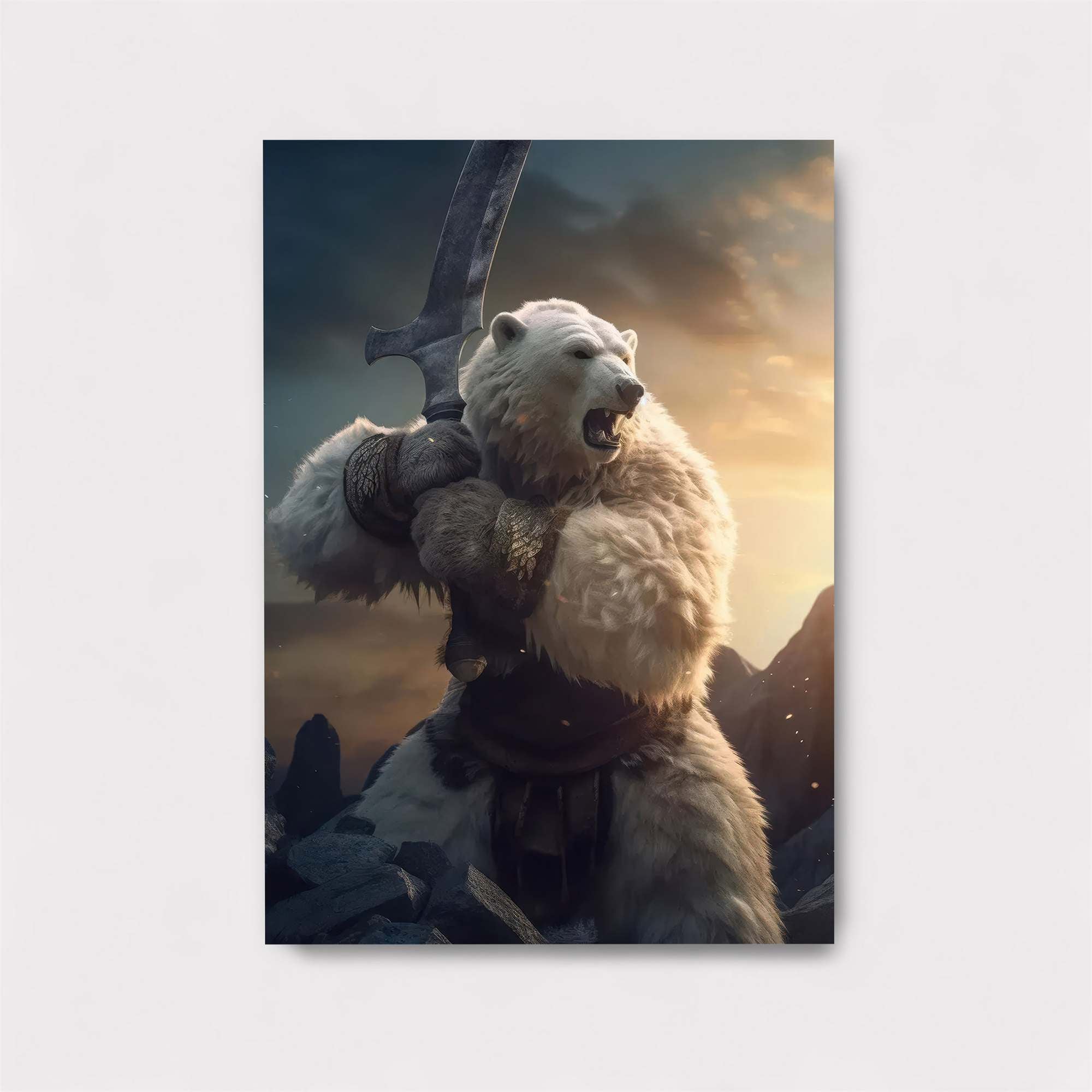 Bear Warrior Safe Wall Magnetic / M