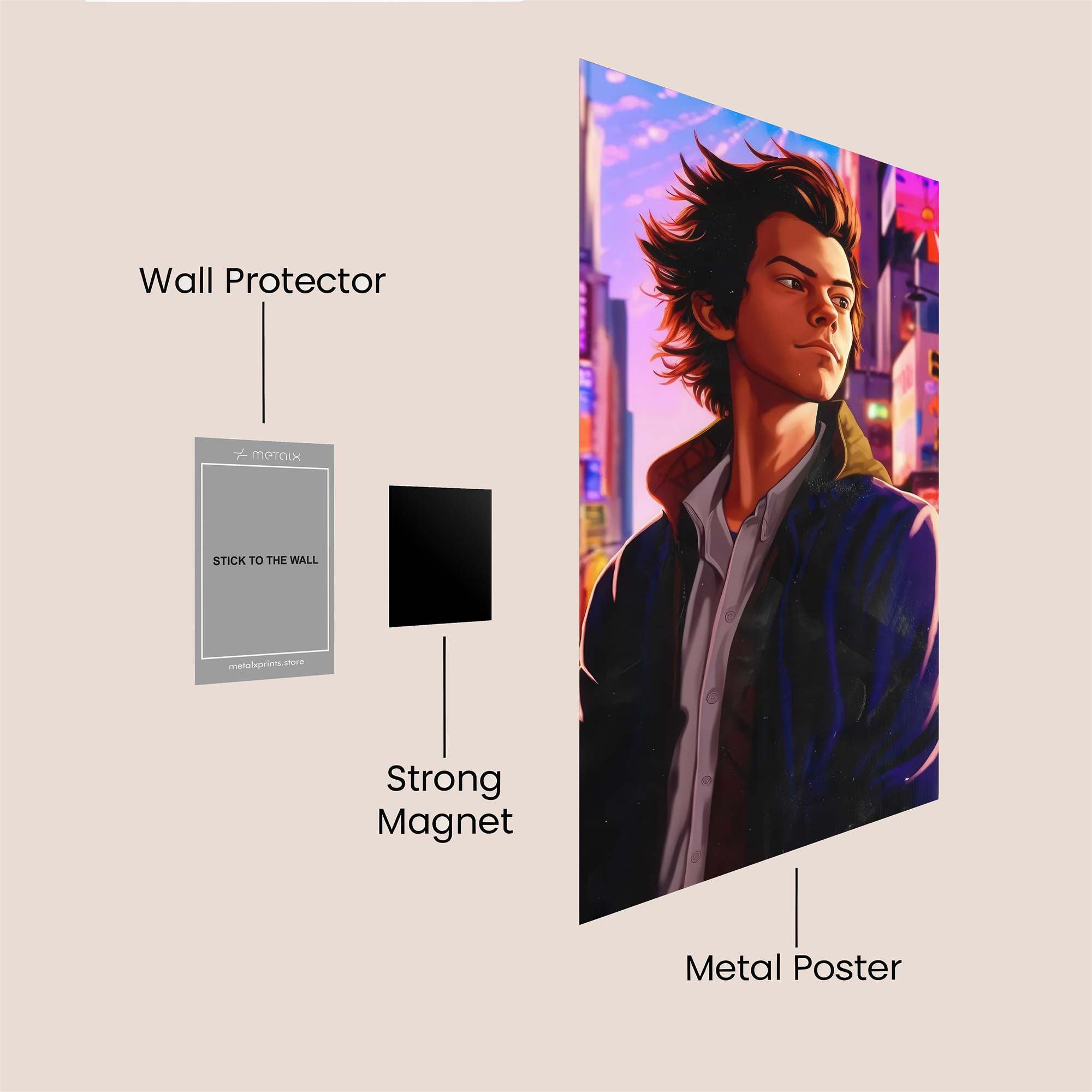 City Dreamer Safe Wall Magnetic / M