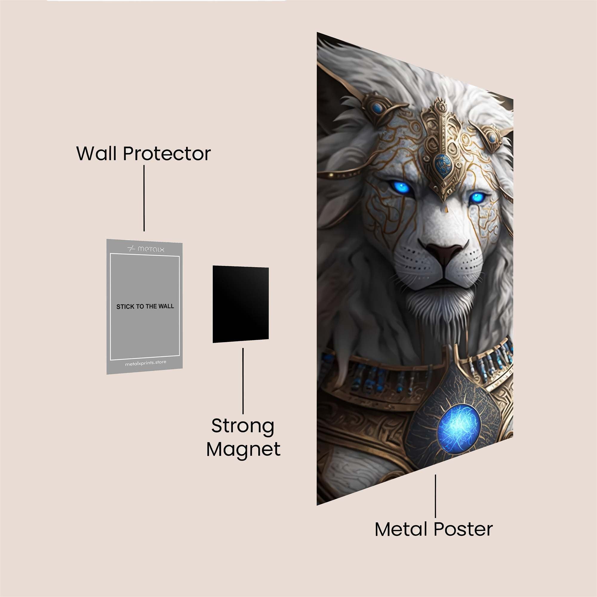 Mystic Monarch Safe Wall Magnetic / M