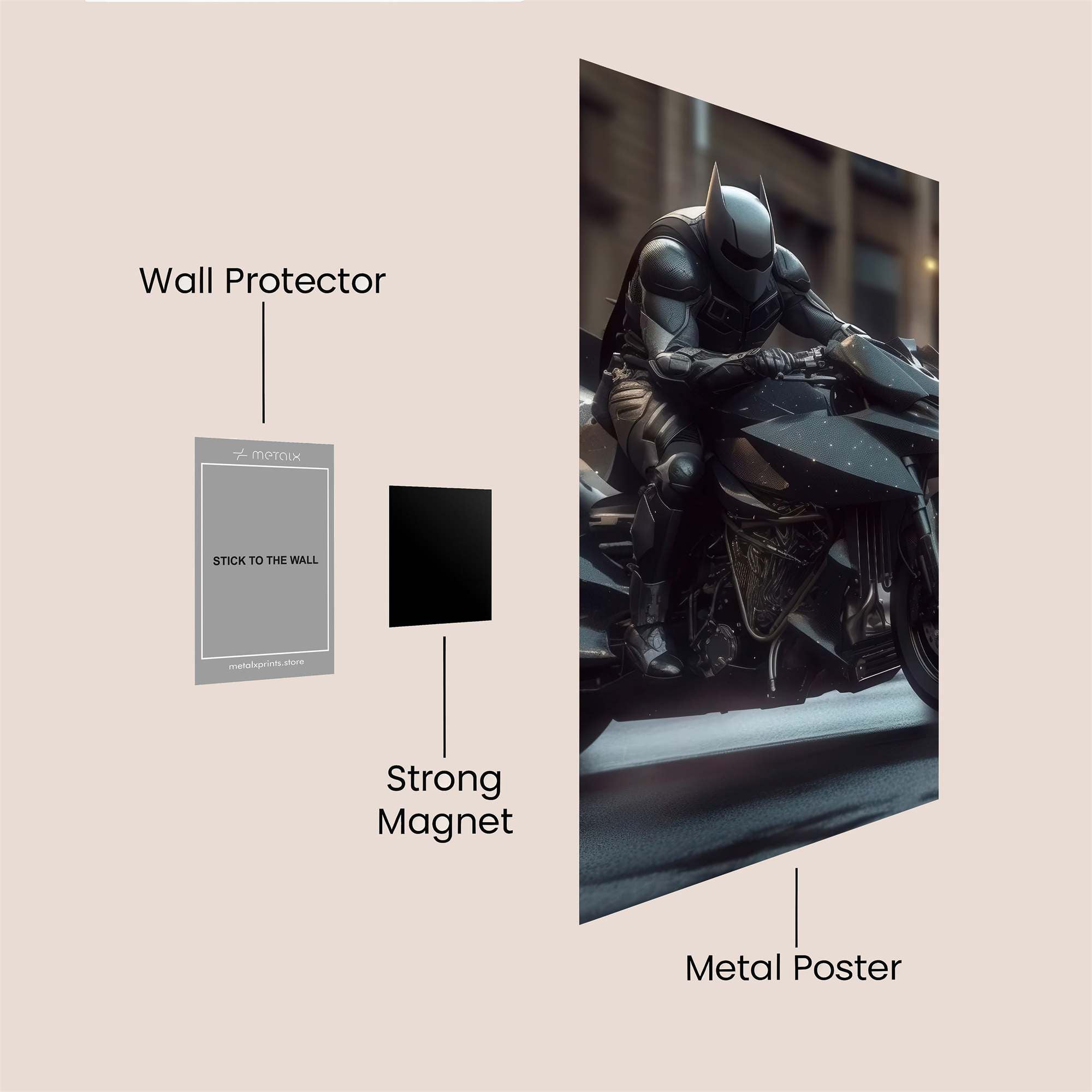 Batman Enigmatic Safe Wall Magnetic / M