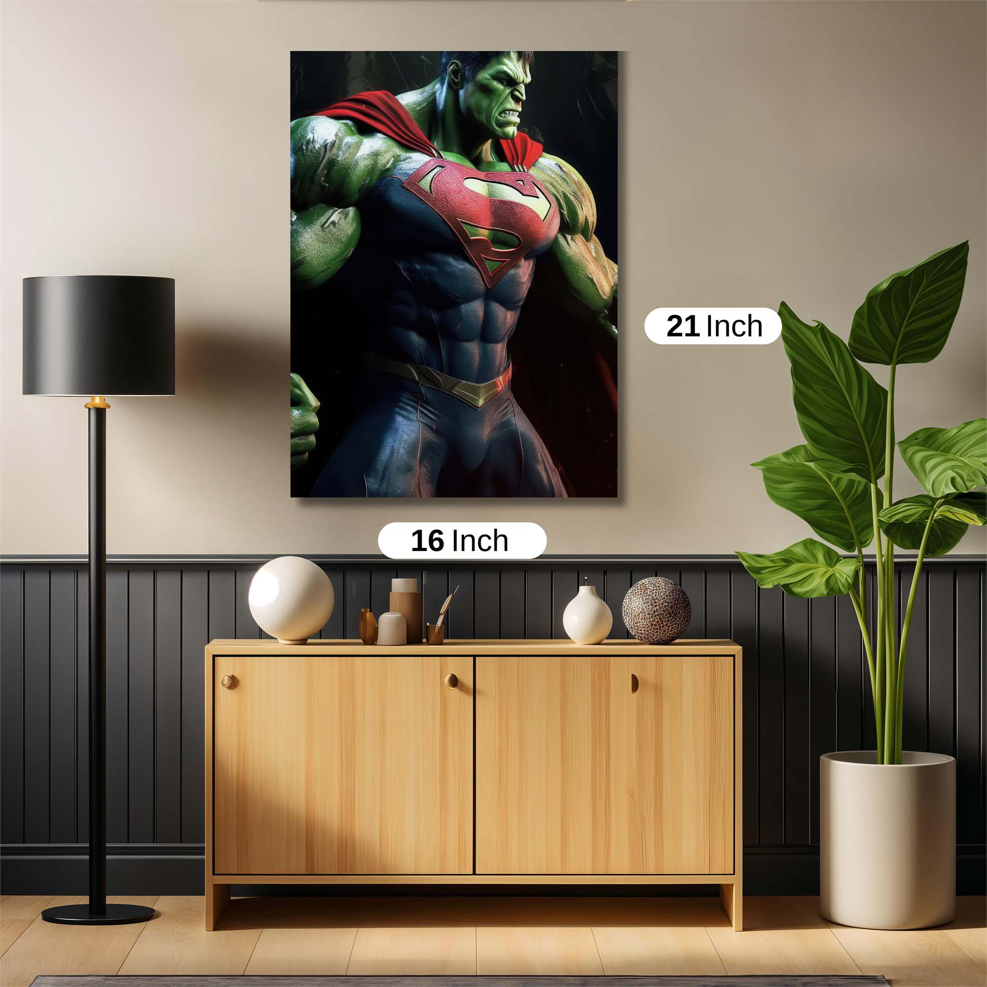 Hulk-Supes Rage Safe Wall Magnetic / M
