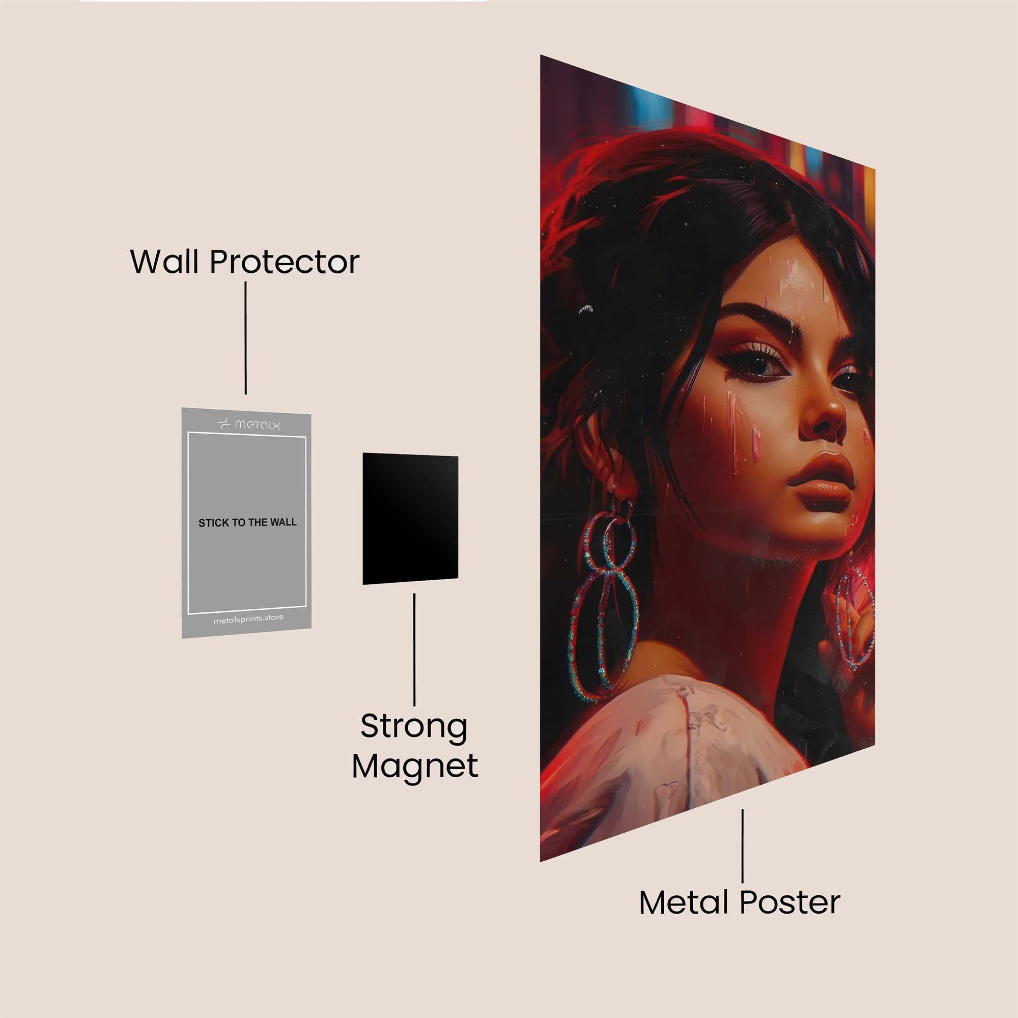 Selena Dreamy Safe Wall Magnetic / M