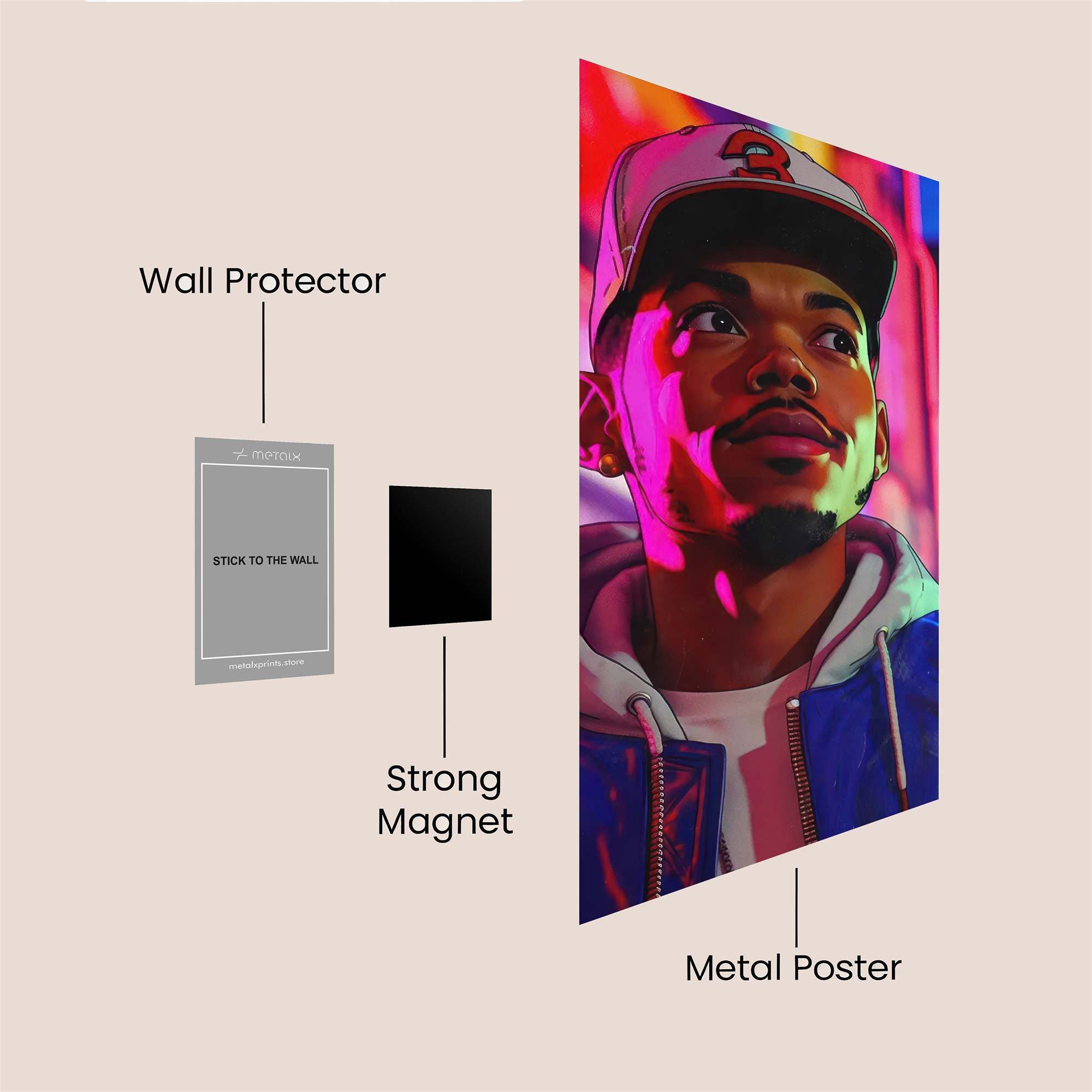 Neon Dream Safe Wall Magnetic / M