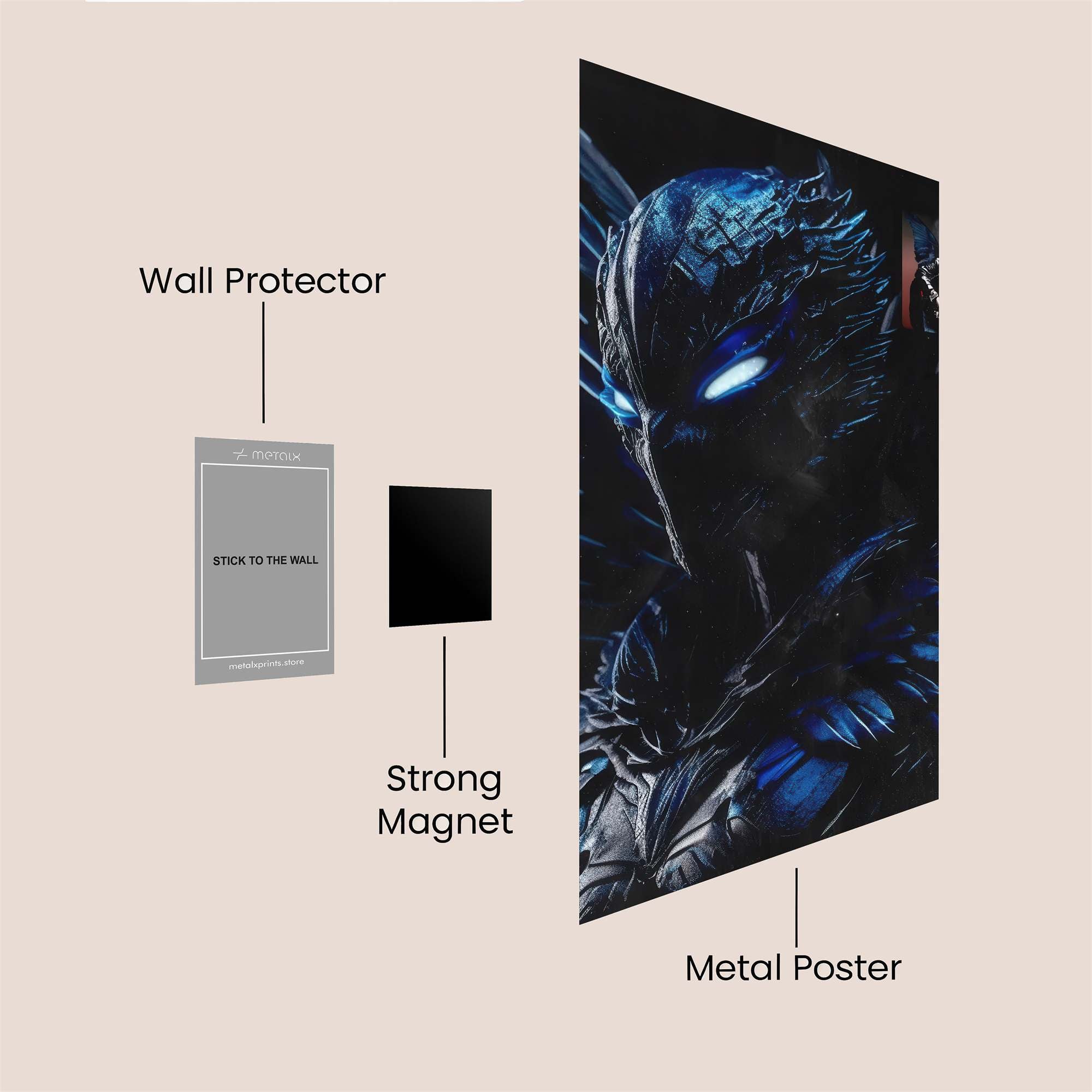 Black Panther Enigmatic Safe Wall Magnetic / M