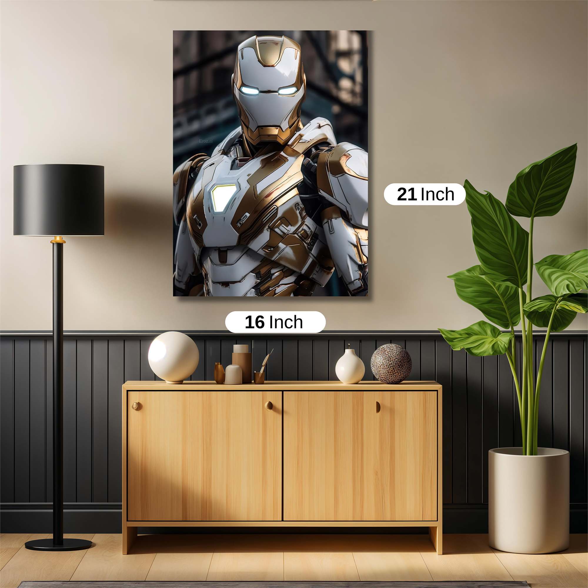 Iron Resplendent Safe Wall Magnetic / M