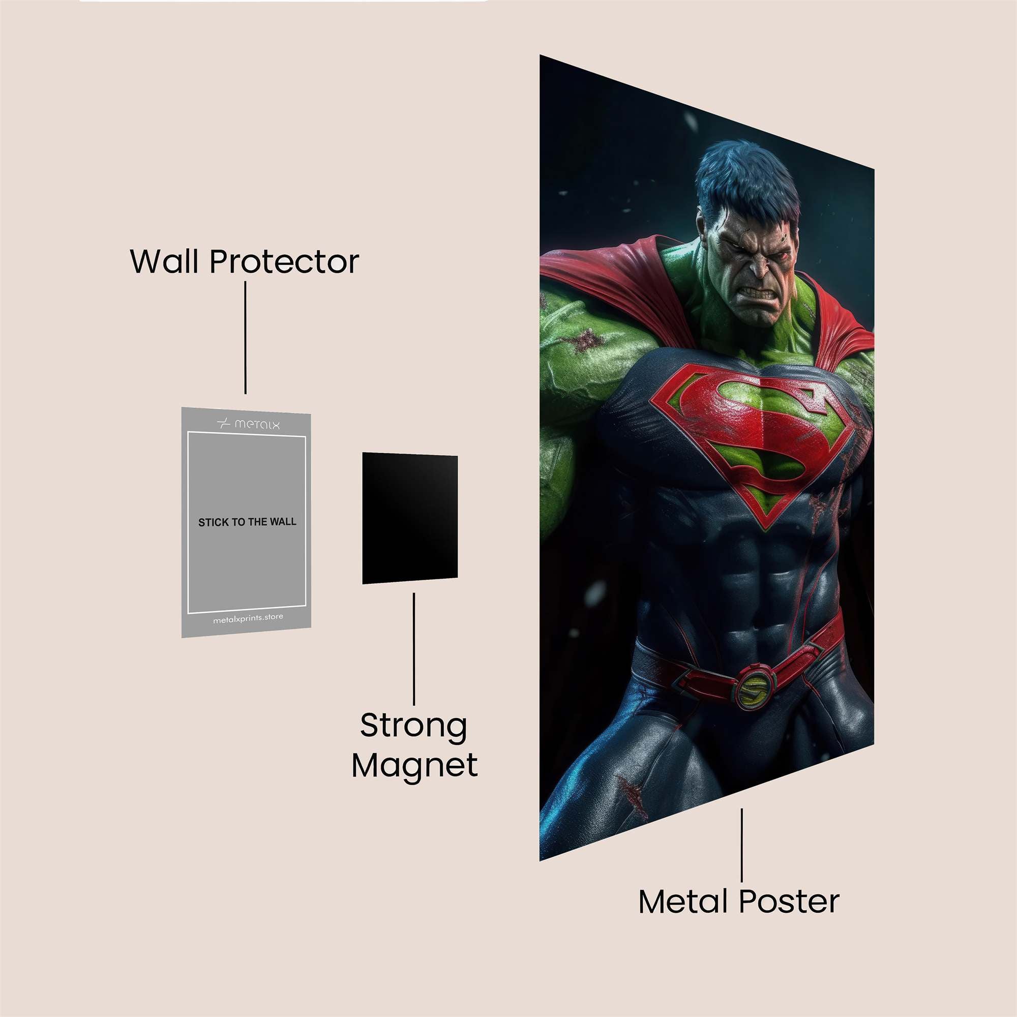 Hulk-Super Safe Wall Magnetic / M