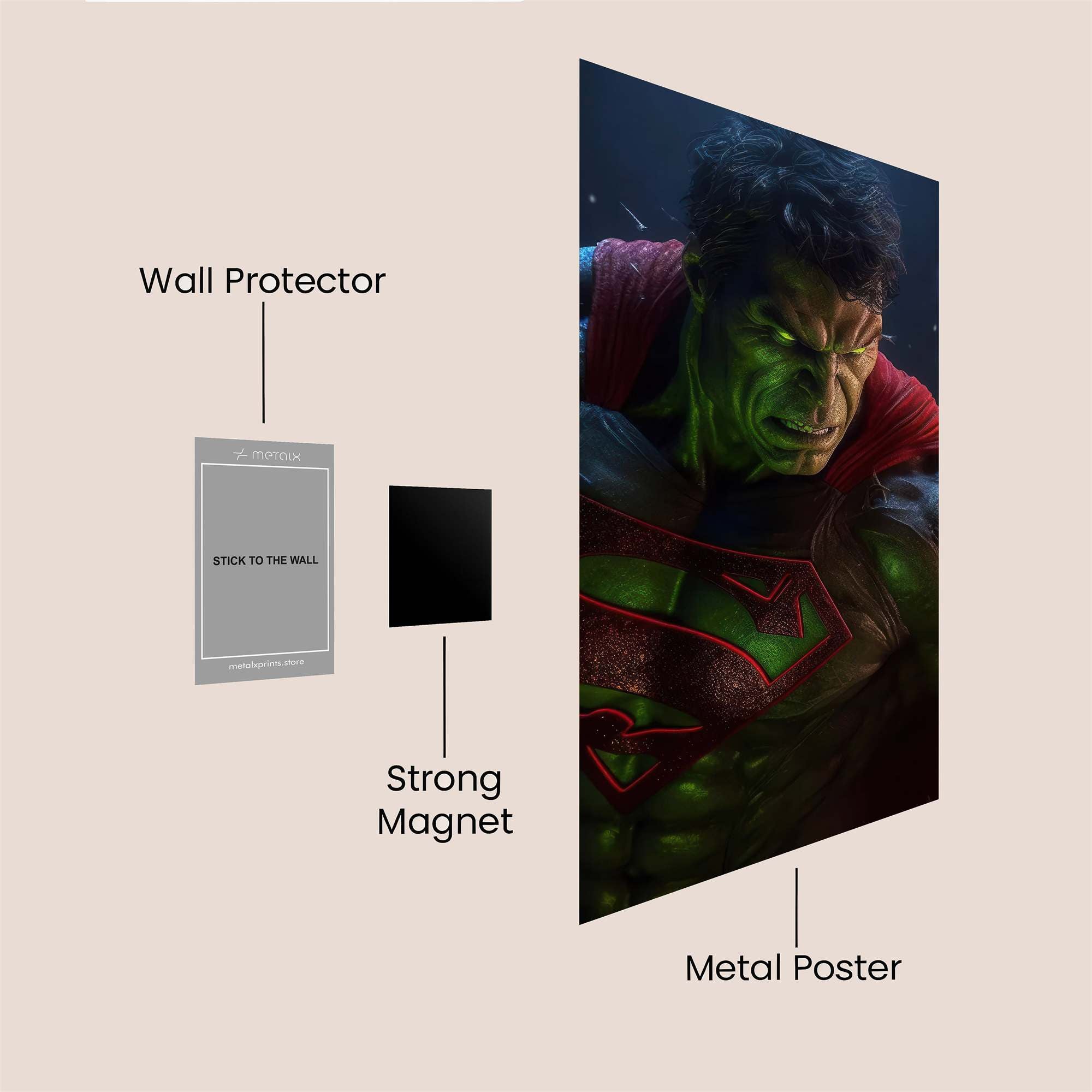 Hulk Fusion Safe Wall Magnetic / M