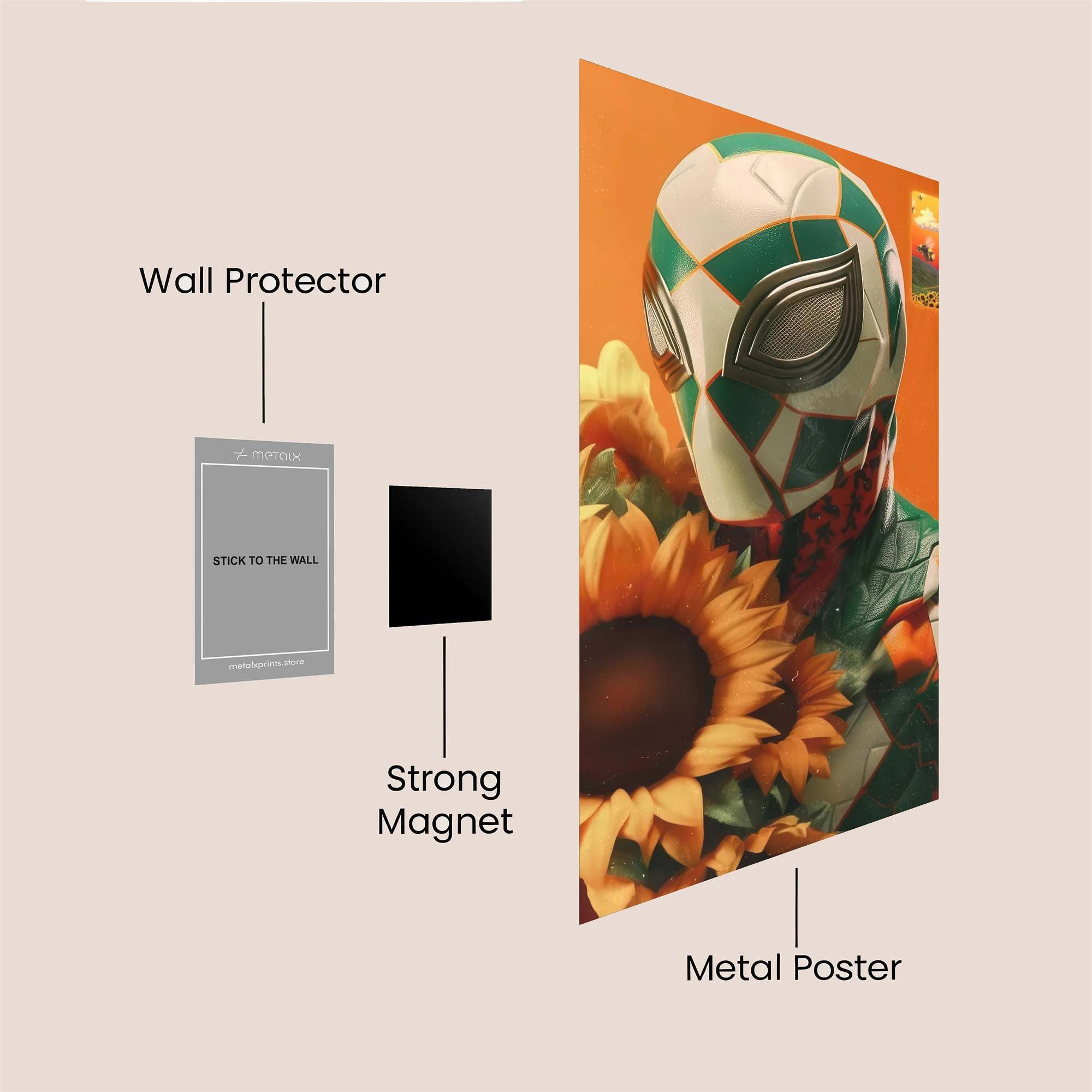 Spider Serene Safe Wall Magnetic / M