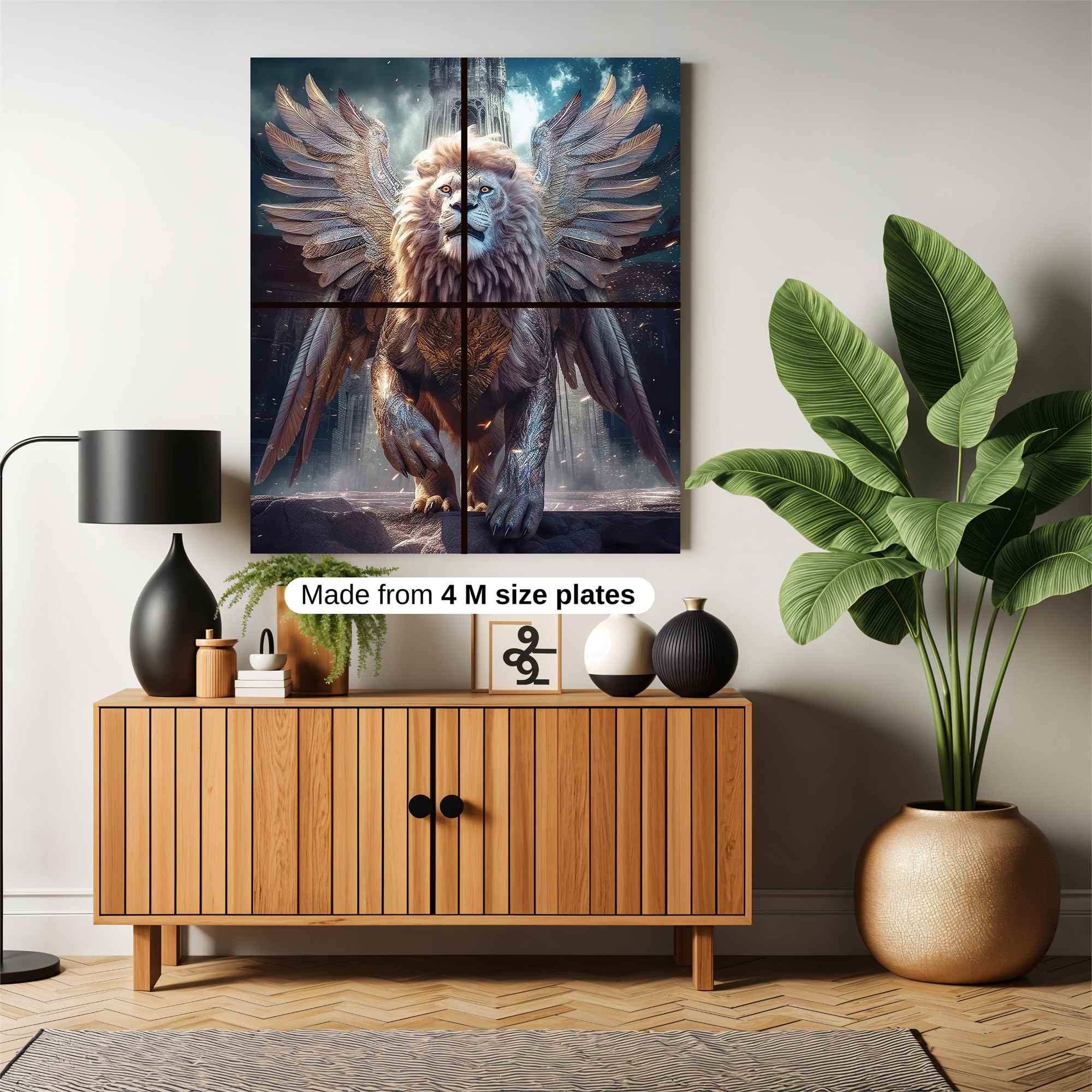 Lion Ascendant Safe Wall Magnetic / M