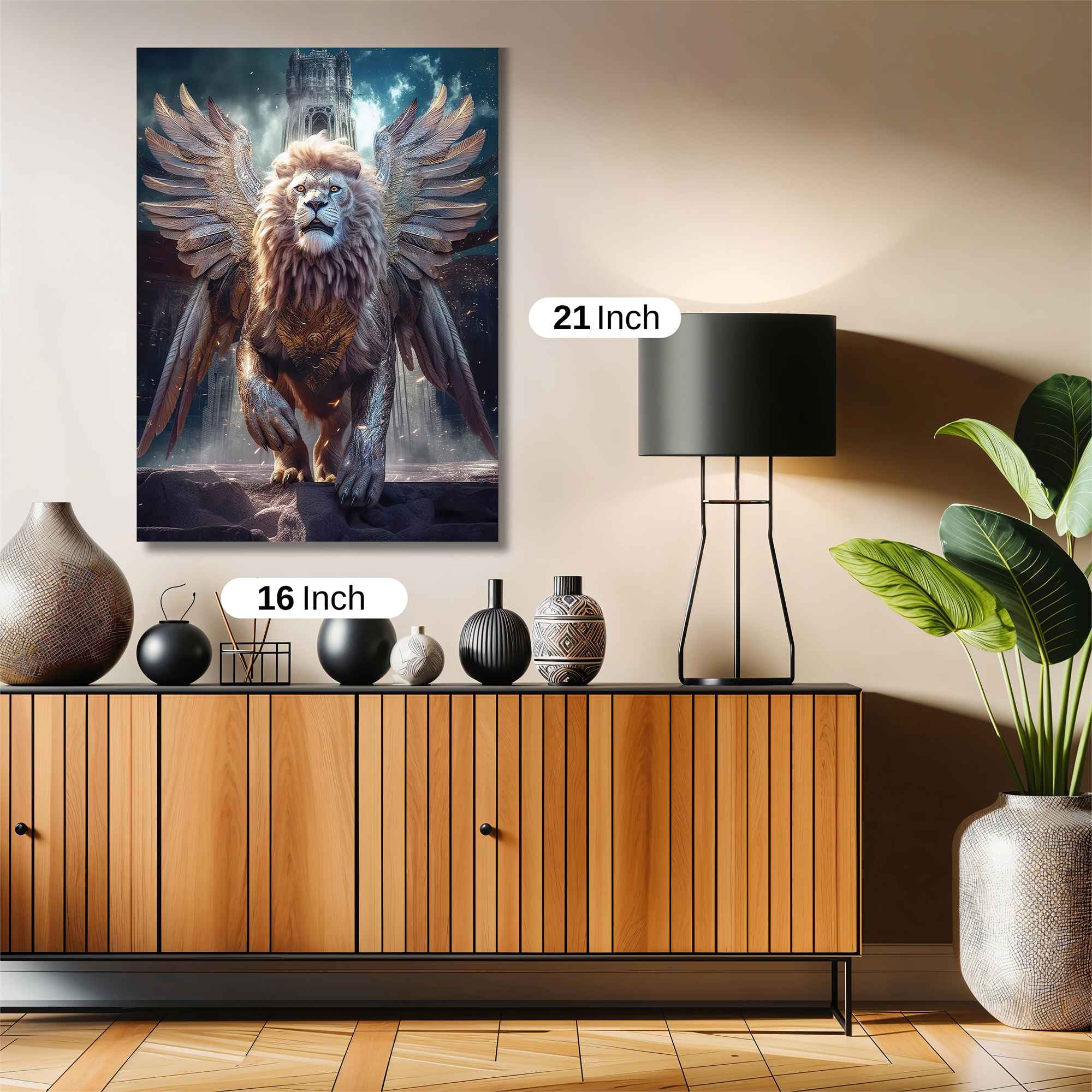 Lion Ascendant Safe Wall Magnetic / M