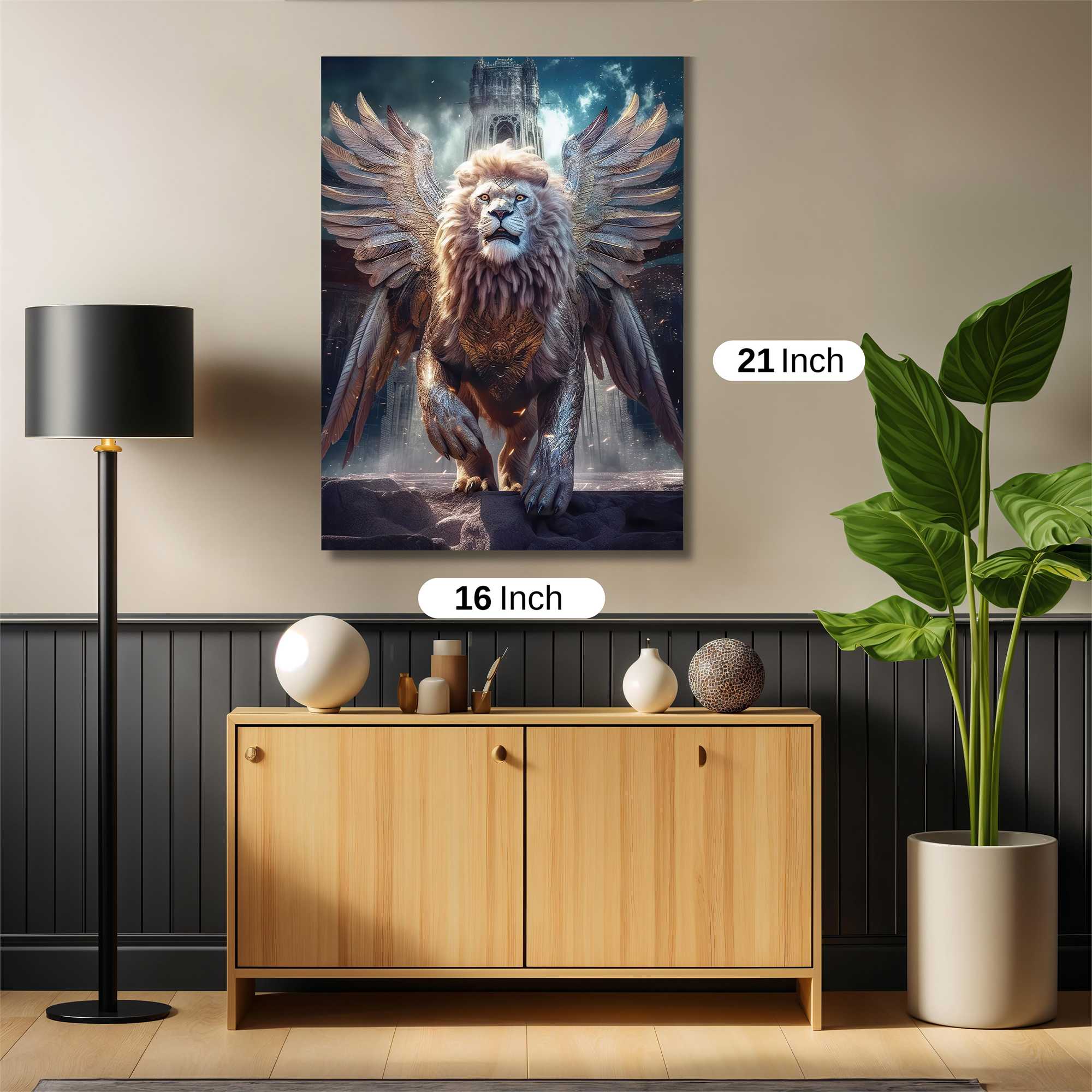 Lion Ascendant Safe Wall Magnetic / M