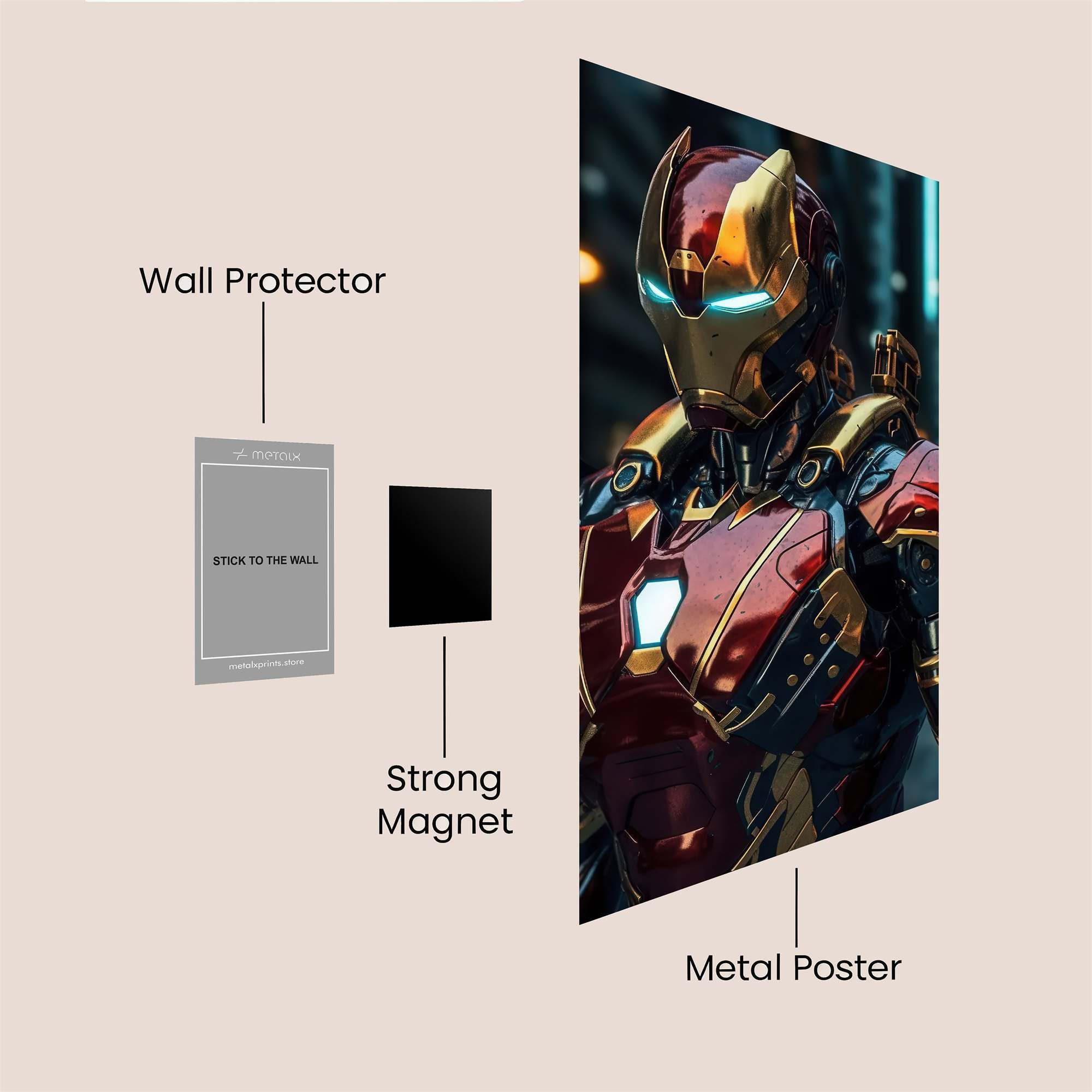 Iron Valor Safe Wall Magnetic / M