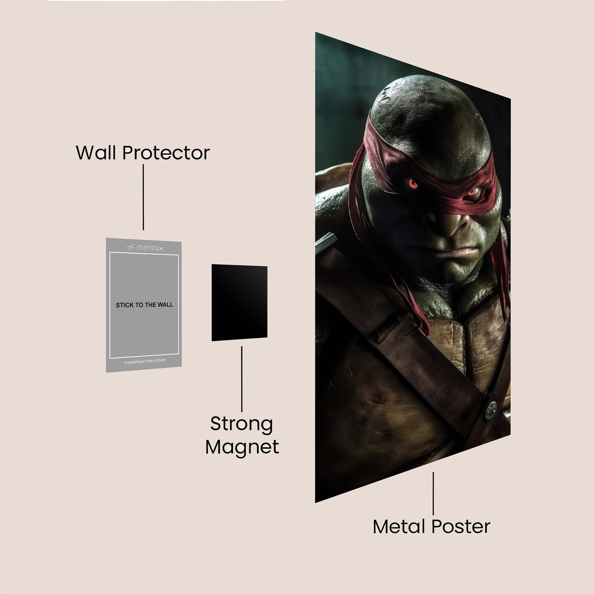 Raphael Brooding Safe Wall Magnetic / M