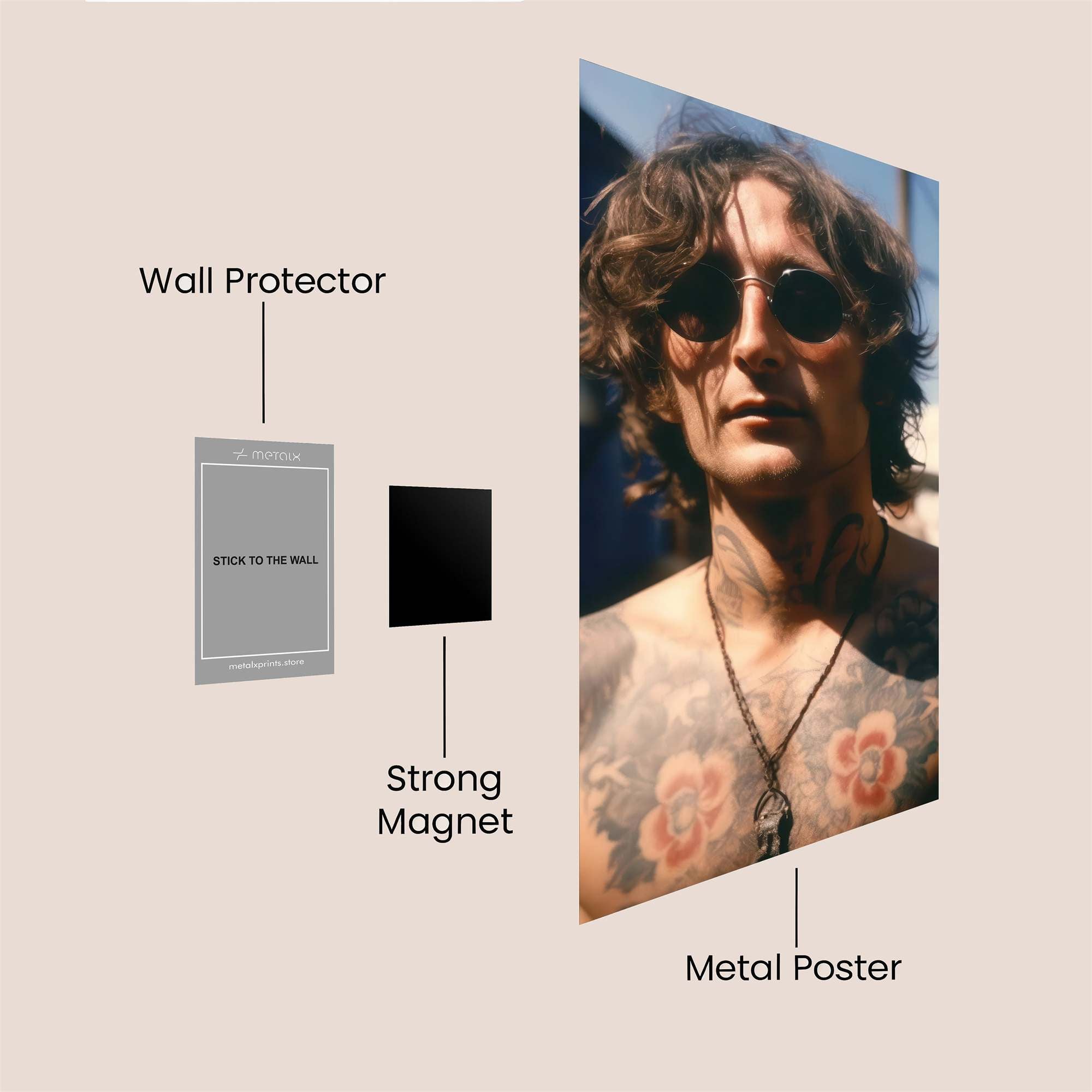 Pastel Dream Safe Wall Magnetic / M