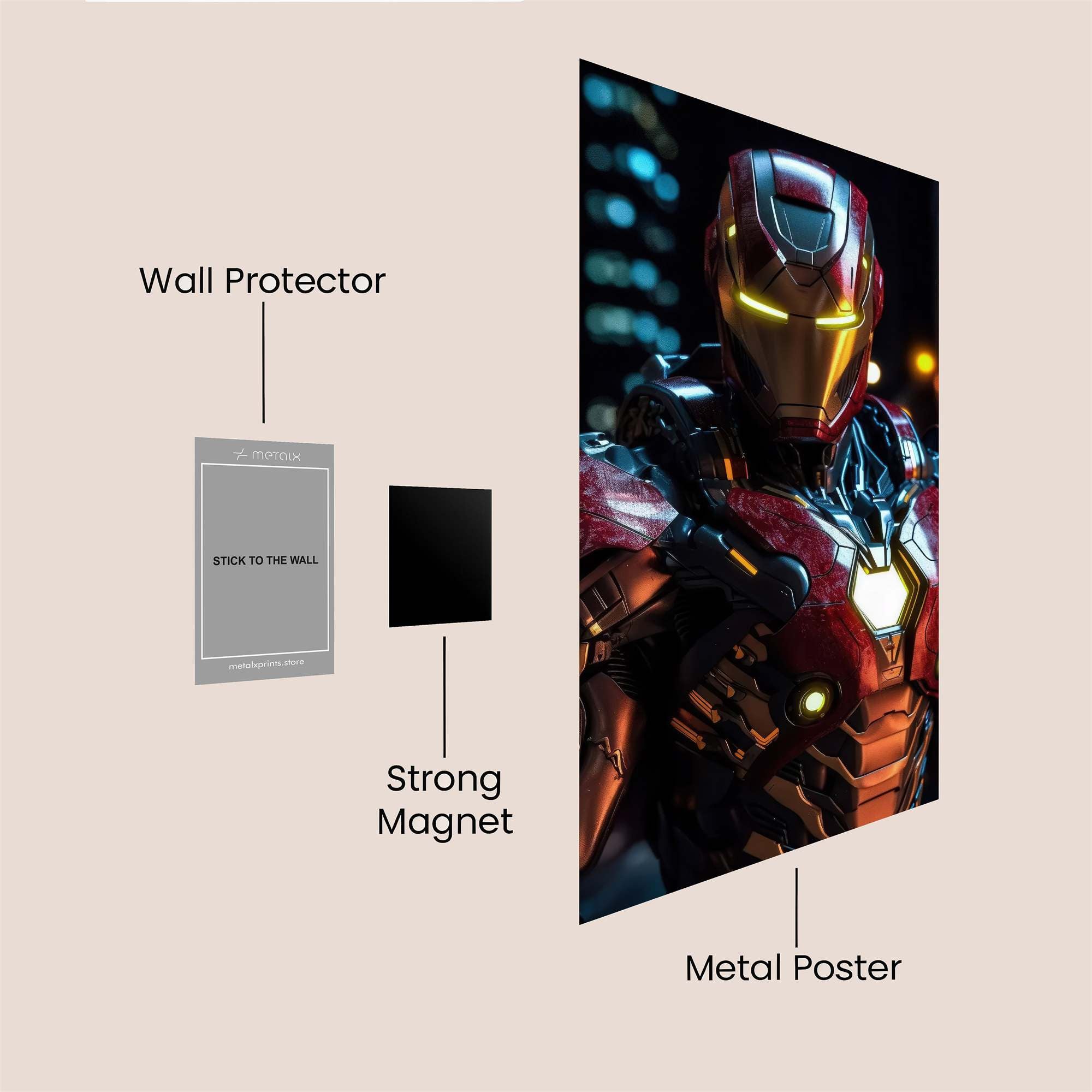 Ironman Resolute Safe Wall Magnetic / M