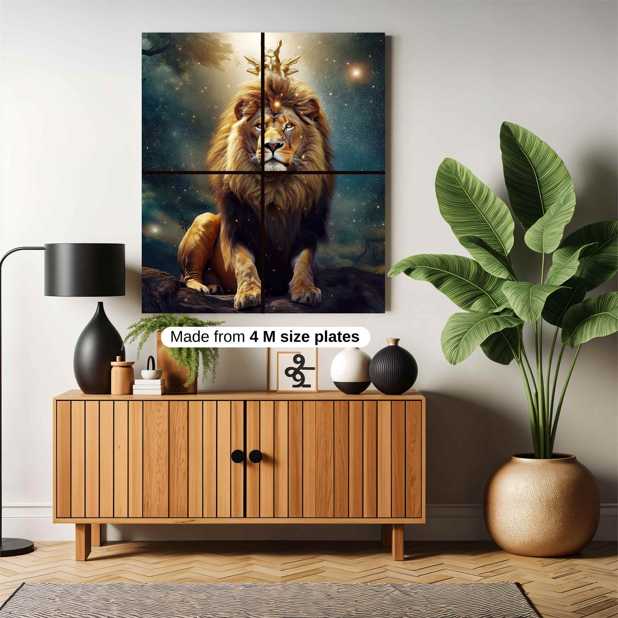 Lion Majestic Safe Wall Magnetic / M