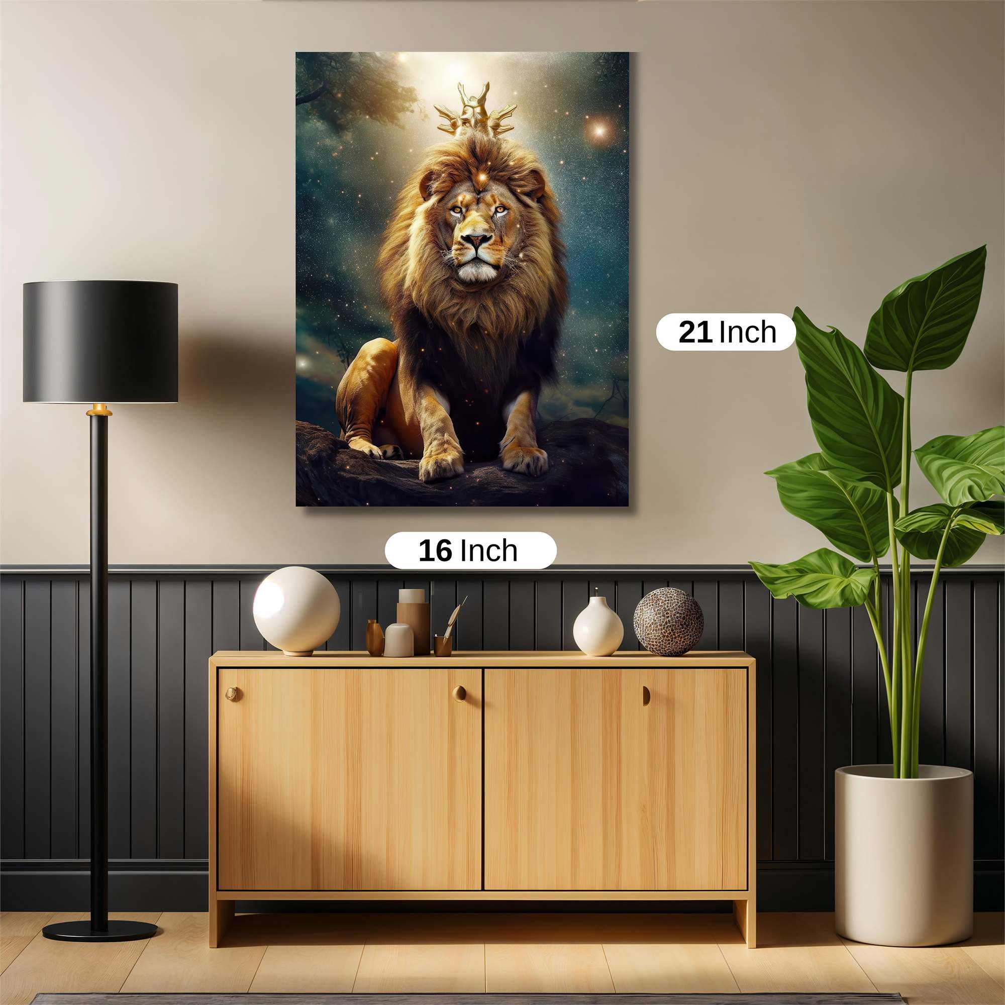 Lion Majestic Safe Wall Magnetic / M