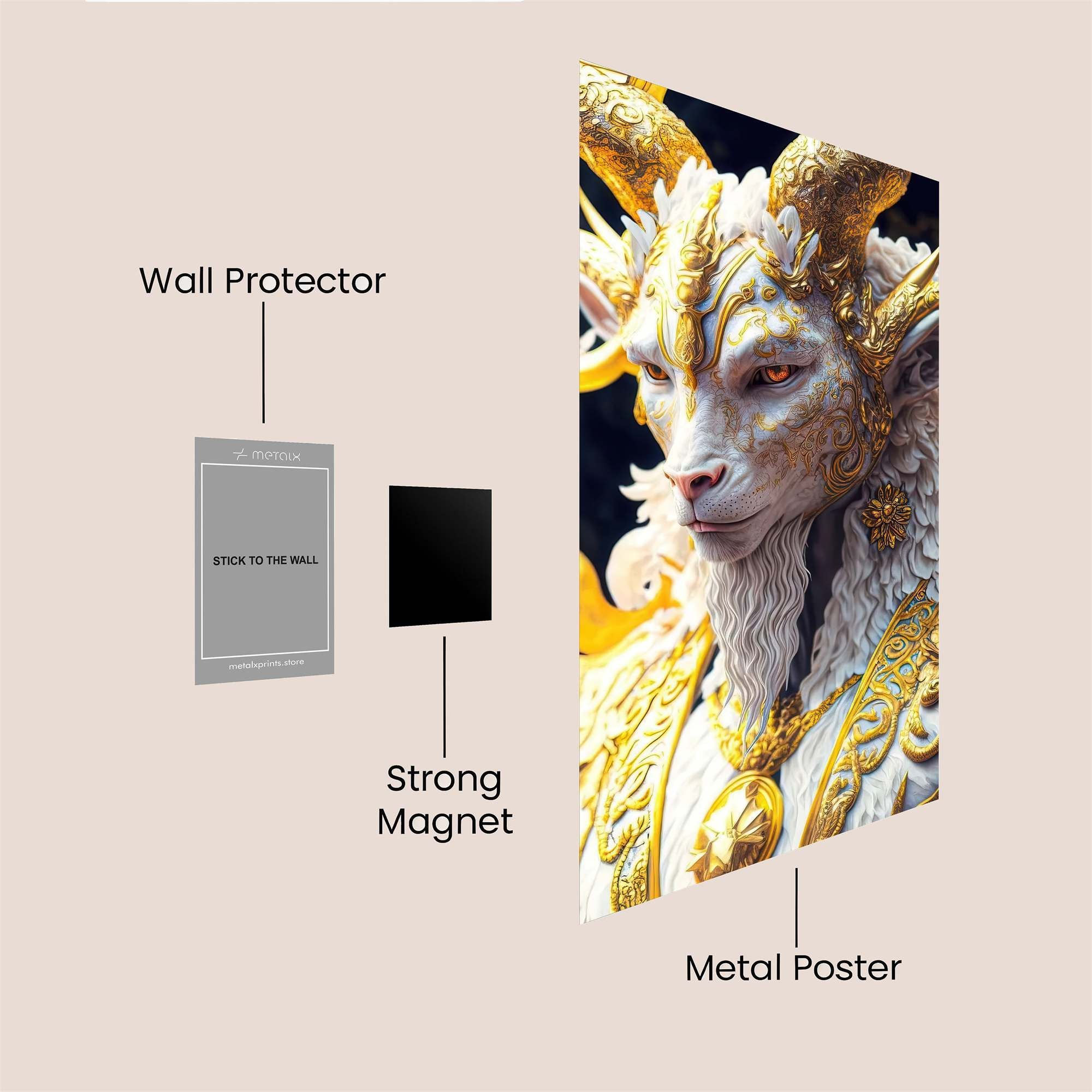 Golden Majesty Safe Wall Magnetic / M