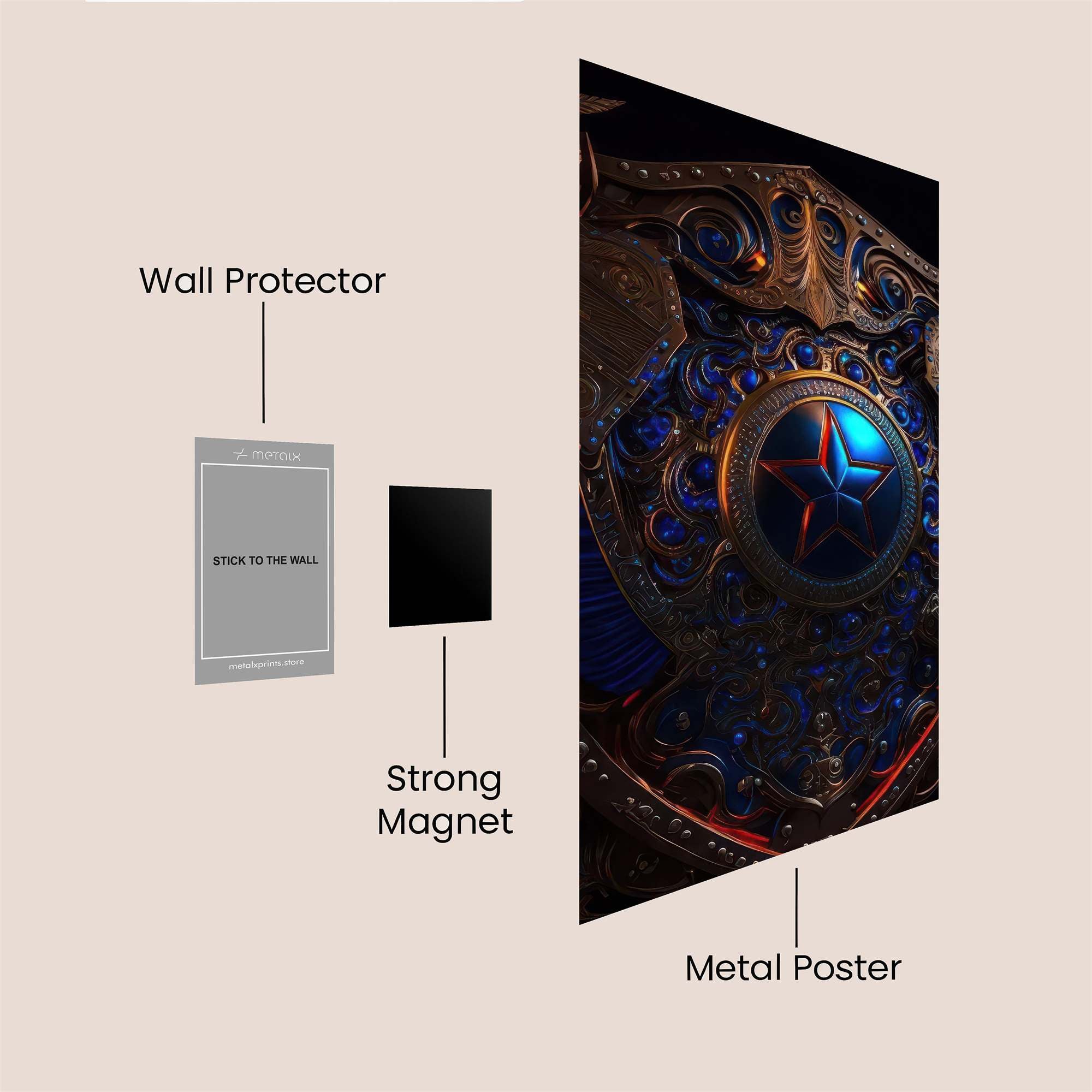 Starlight Shield Safe Wall Magnetic / M
