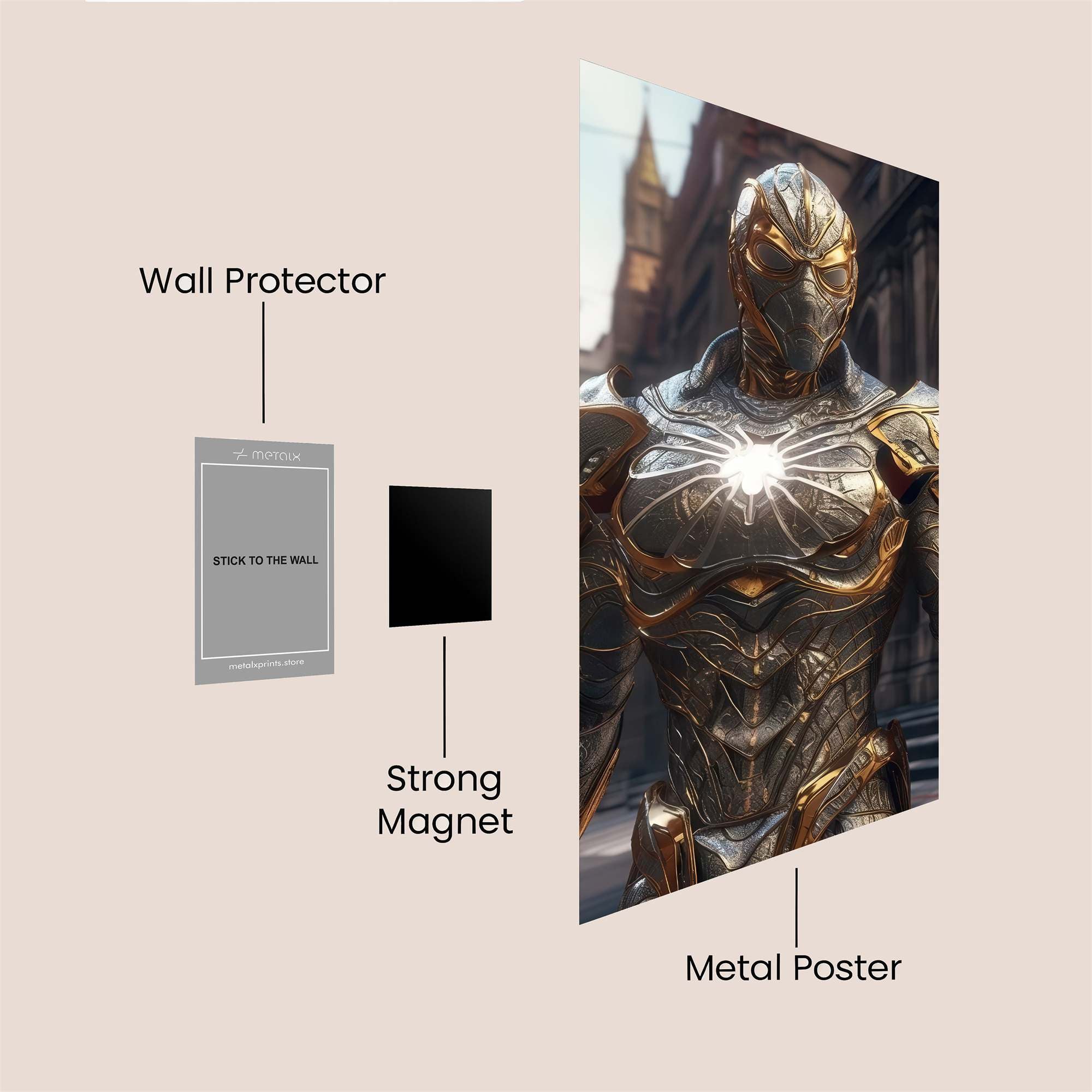 Nova Radiant Safe Wall Magnetic / M