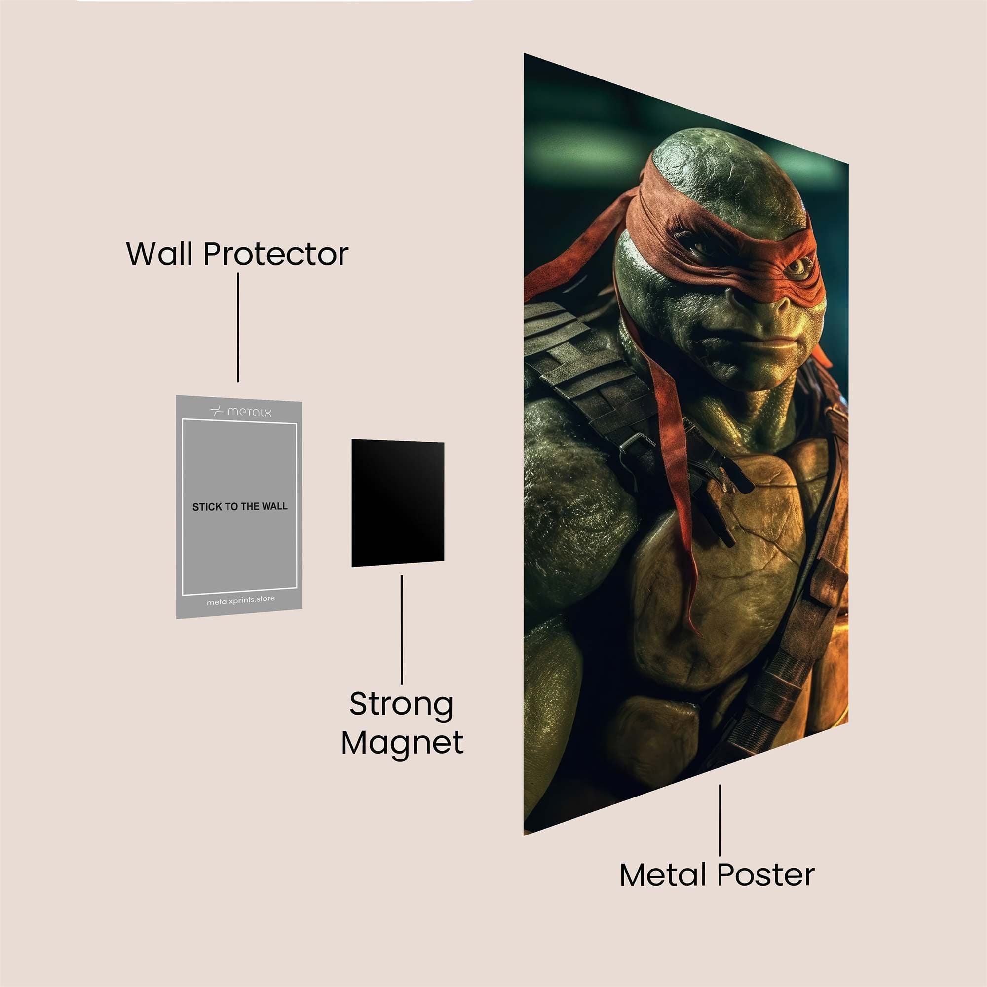 Raphael Resolute Safe Wall Magnetic / M