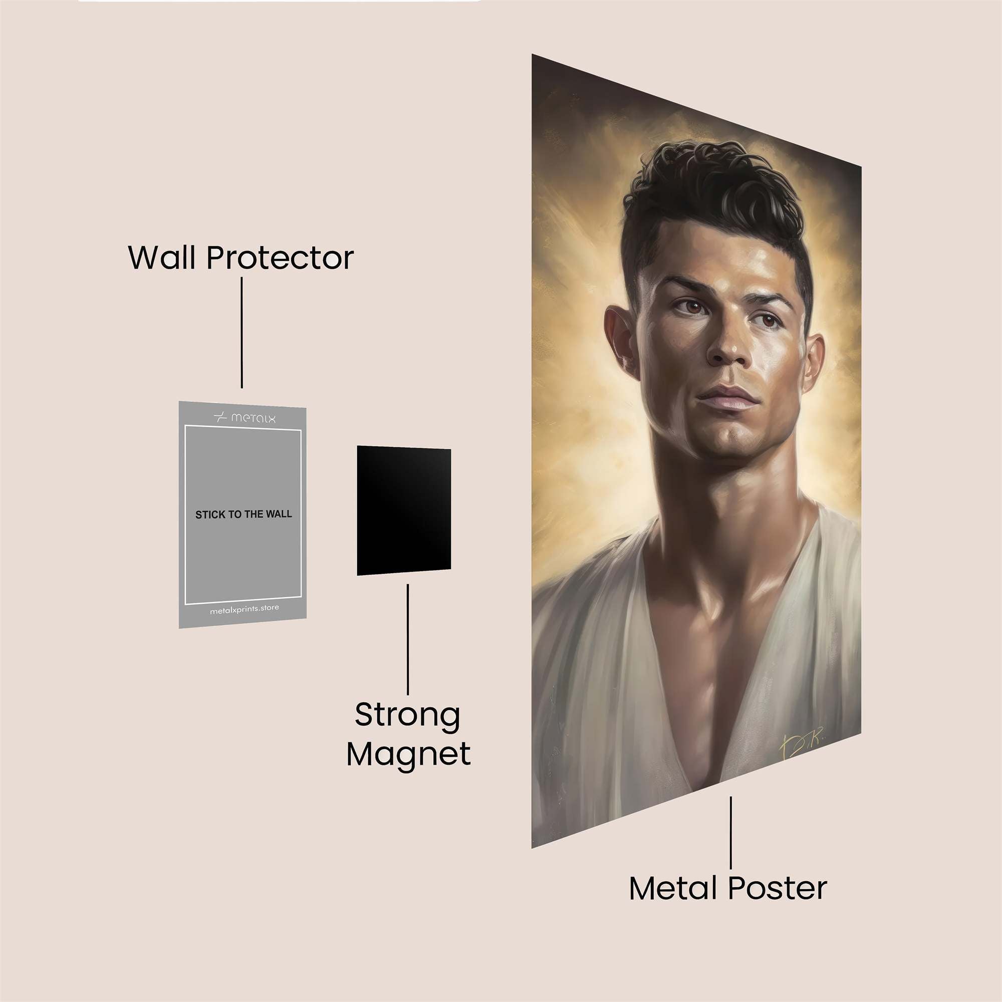 Ronaldo Radiant Safe Wall Magnetic / M