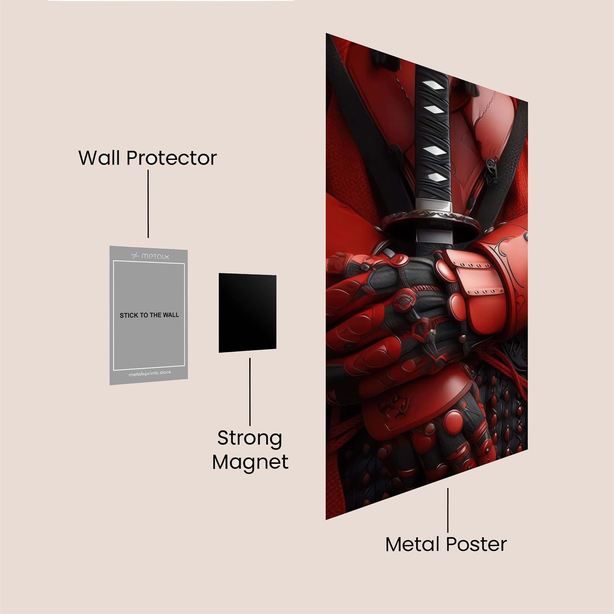 Samurai Serenity Safe Wall Magnetic / M