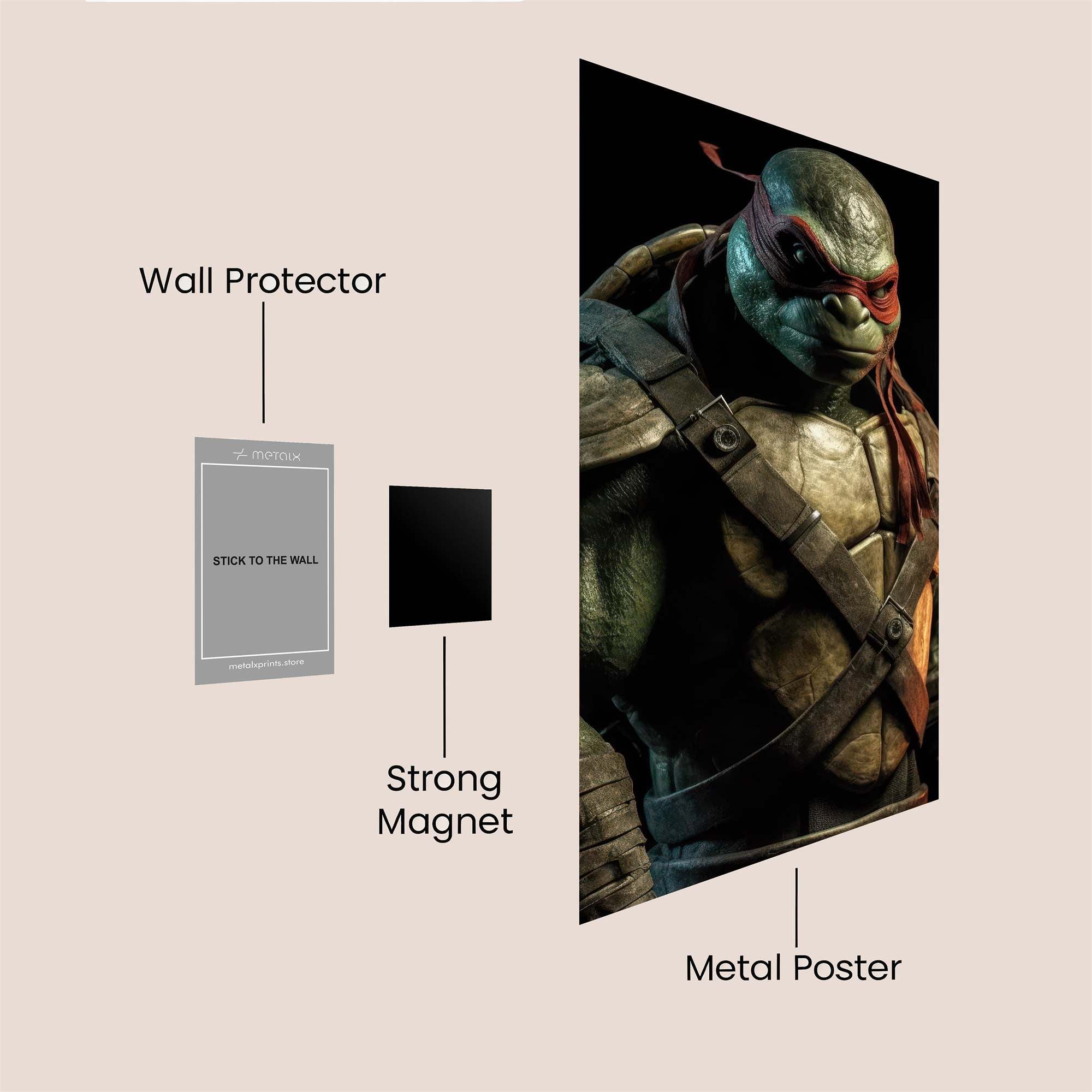 Raphael Ferocious Safe Wall Magnetic / M