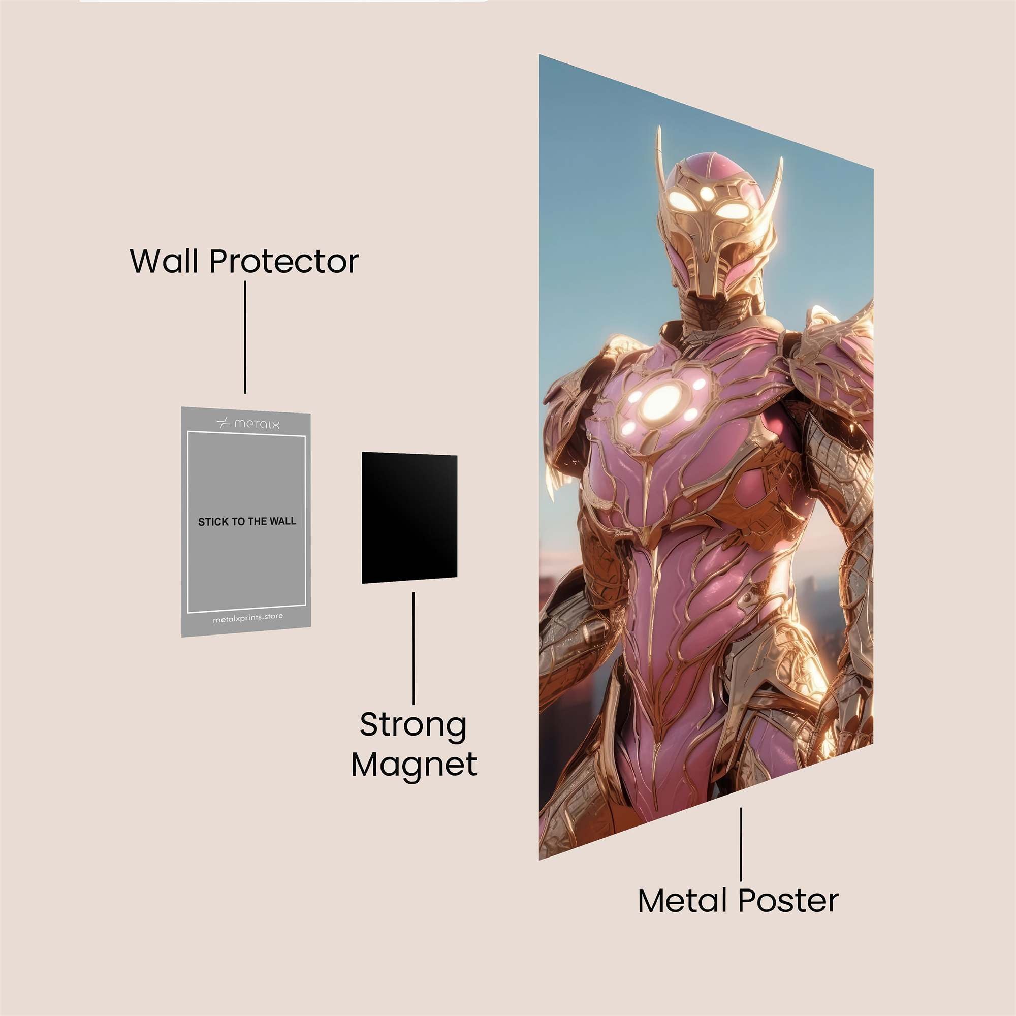 Ironheart Radiant Safe Wall Magnetic / M