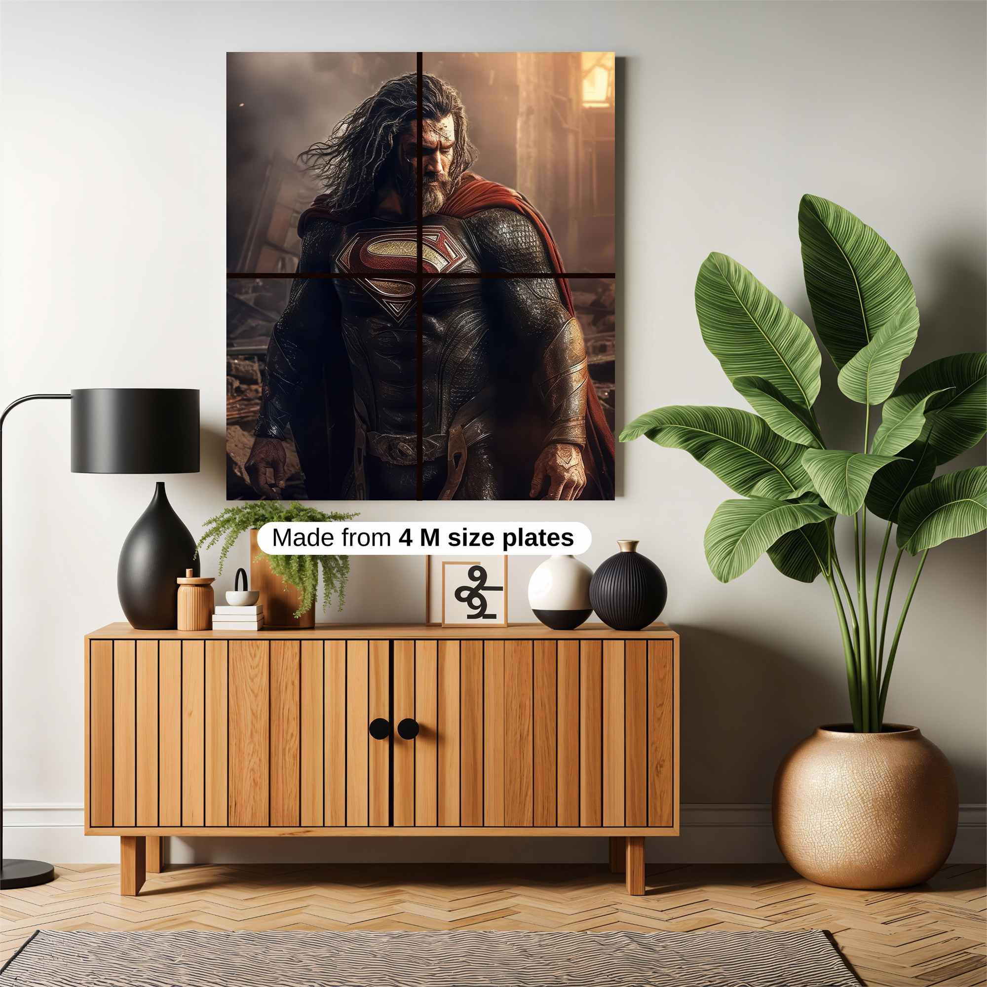 Superman Sombre Safe Wall Magnetic / M