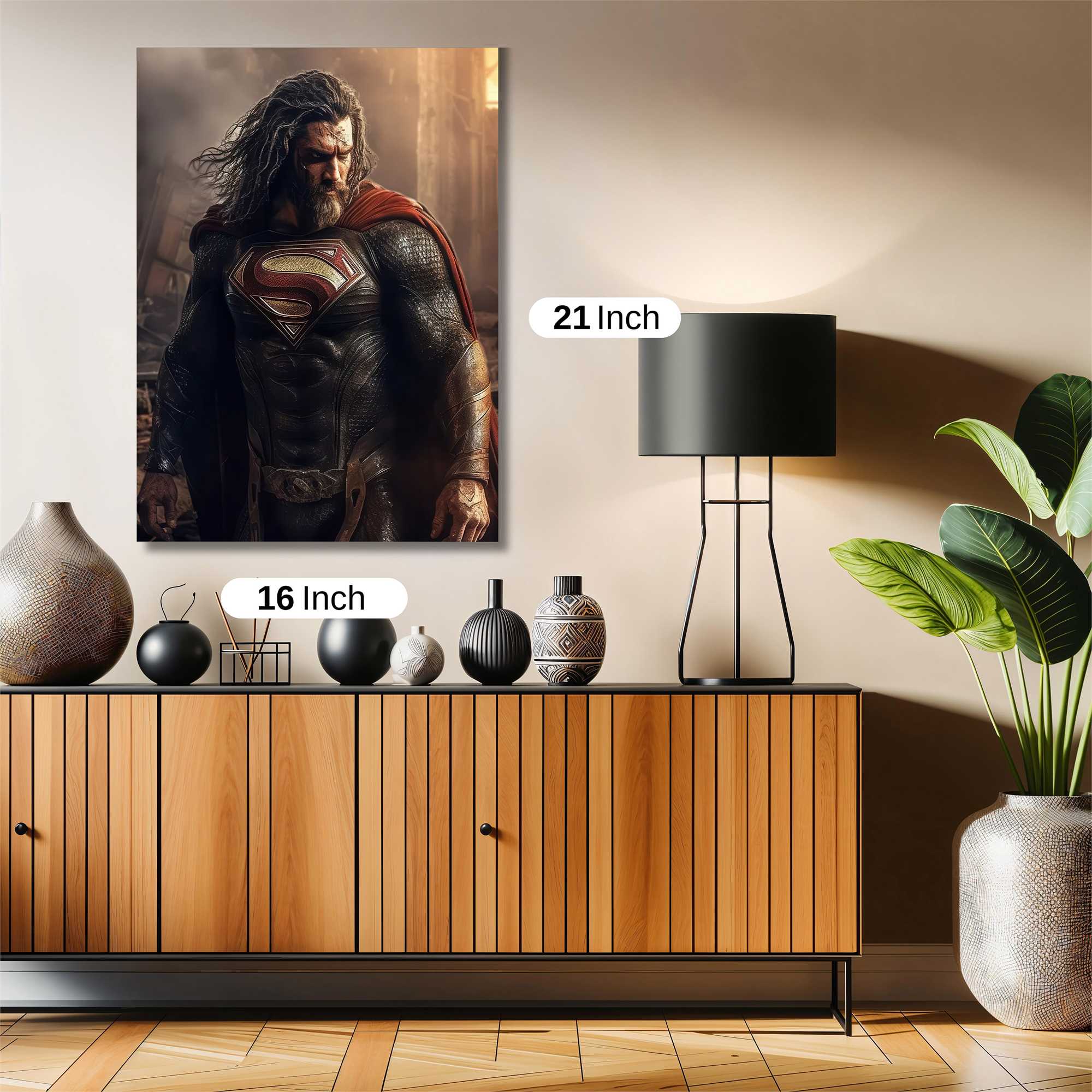 Superman Sombre Safe Wall Magnetic / M