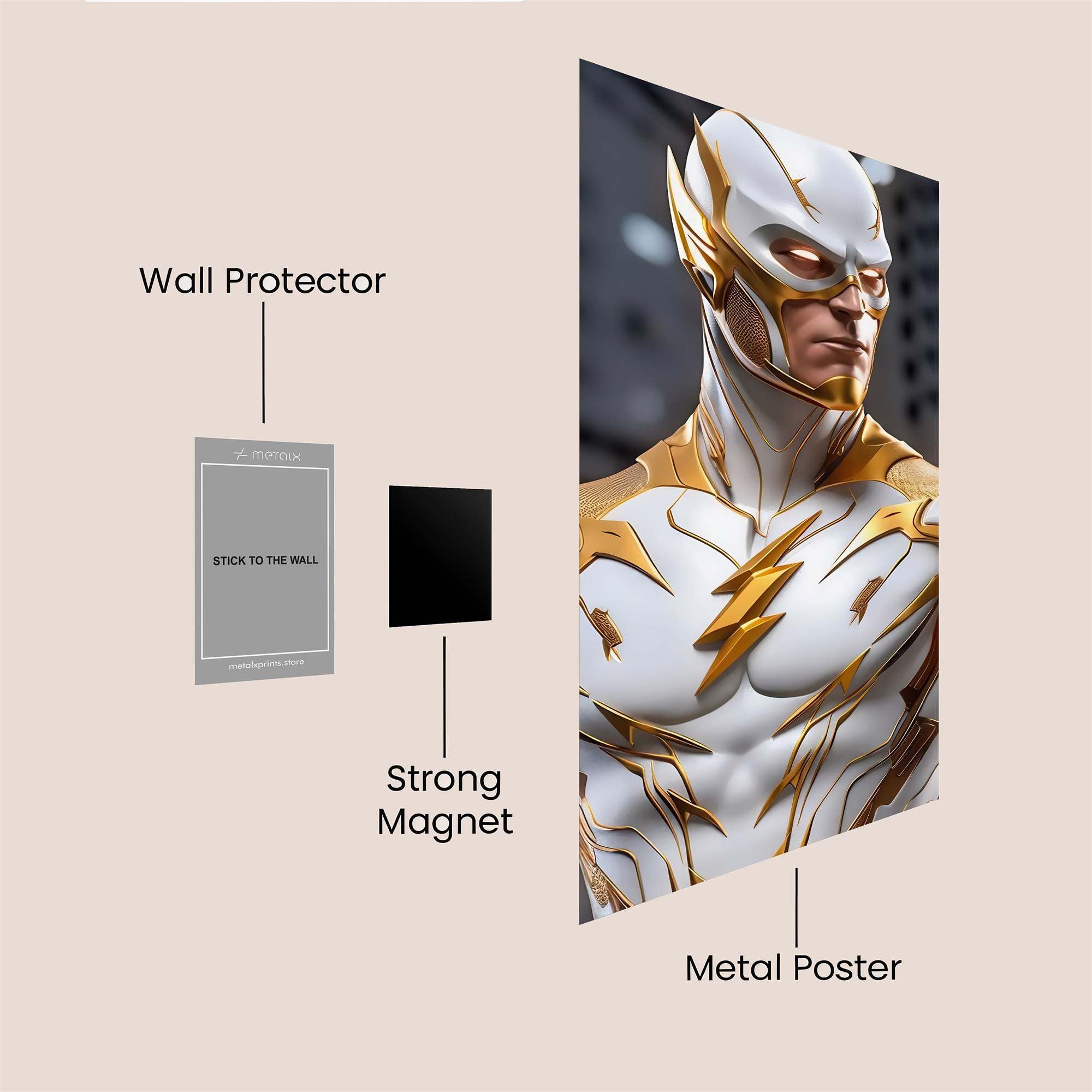 Flash Majestic Safe Wall Magnetic / M