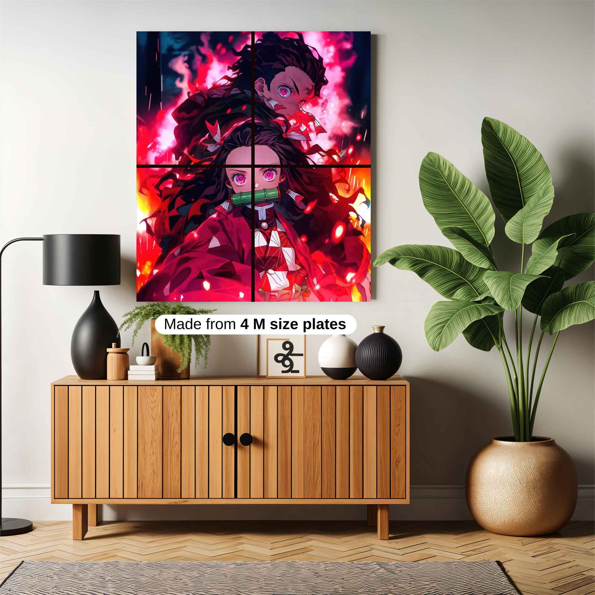 Nezuko Fierce Safe Wall Magnetic / M