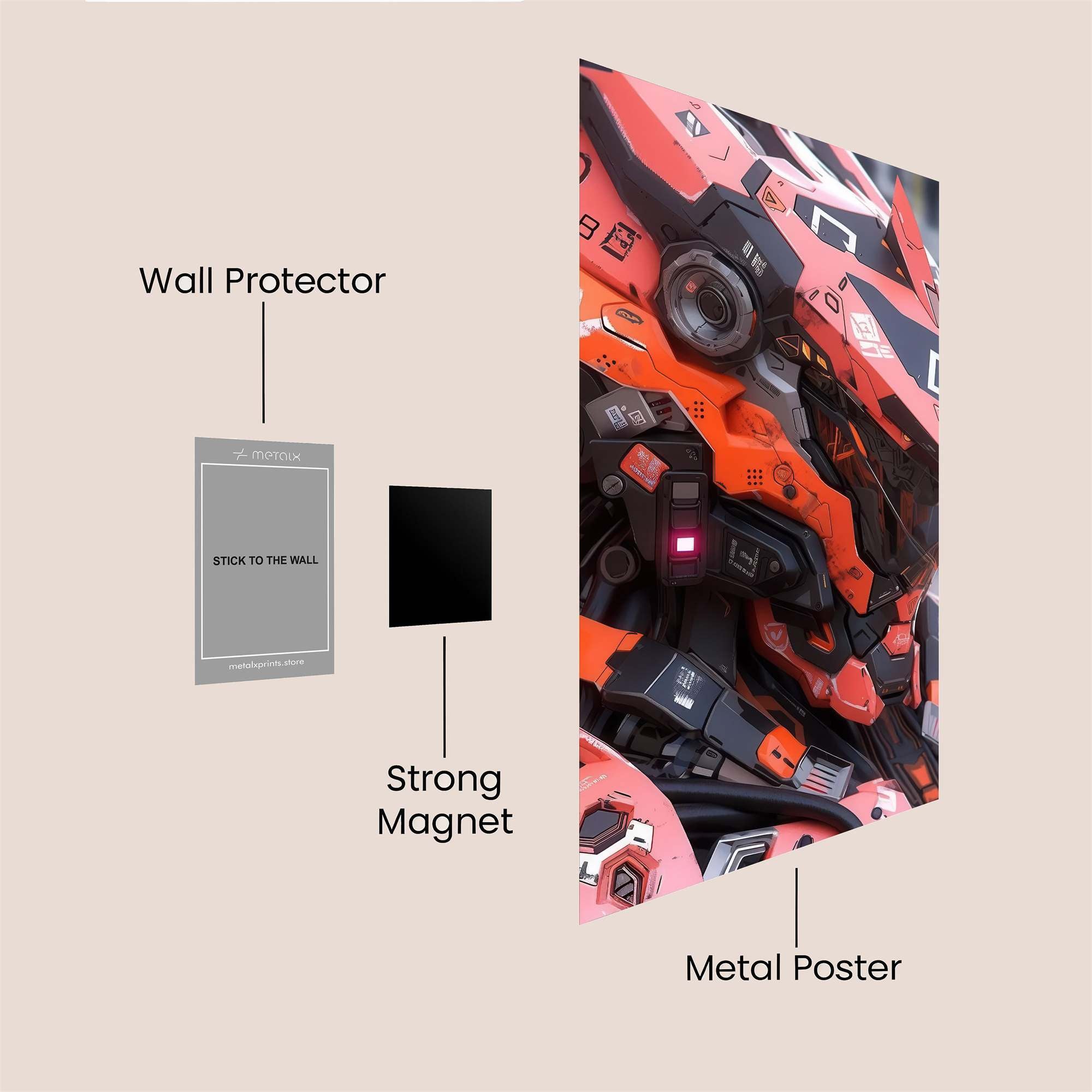 Samurai Serenity Safe Wall Magnetic / M