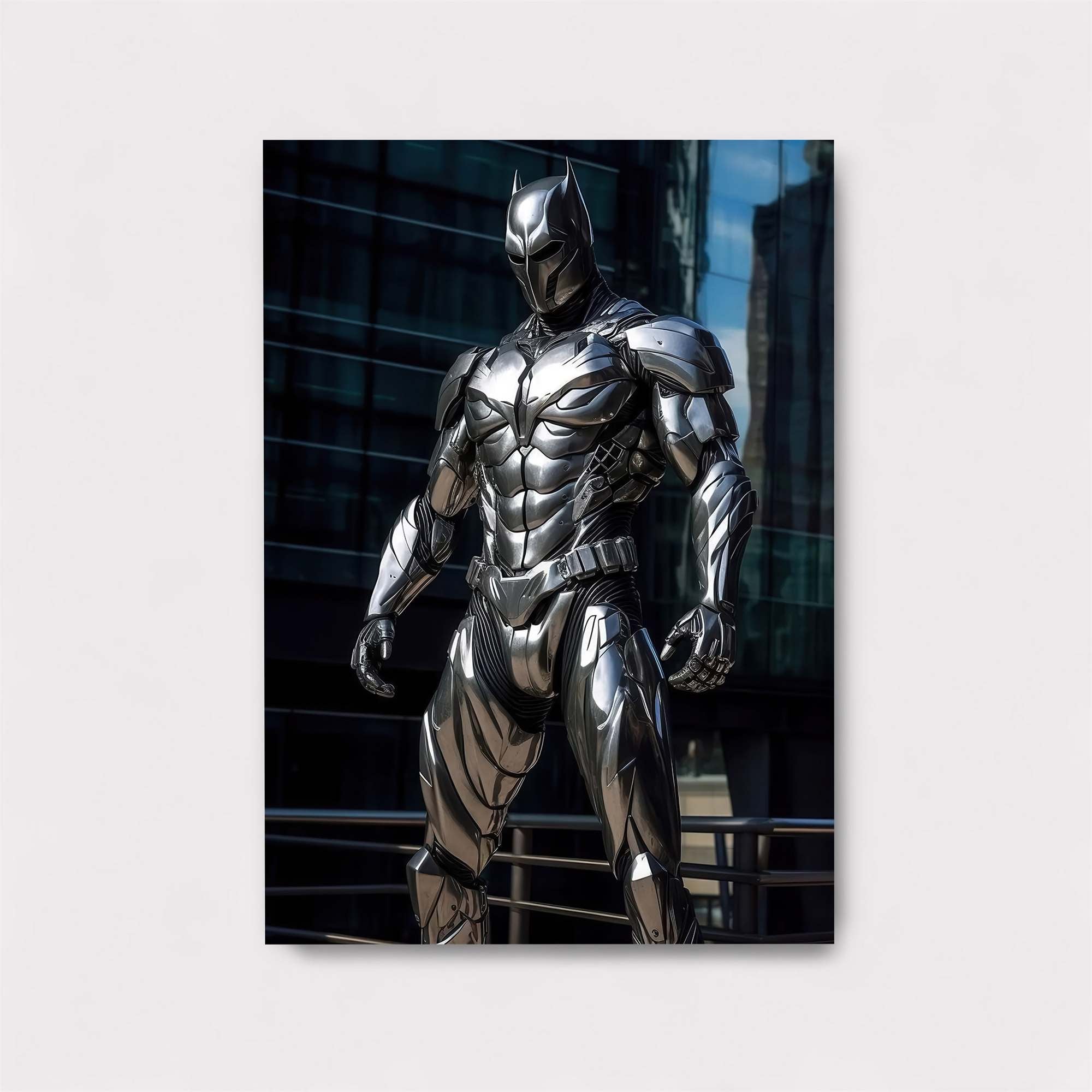 Batman Chrome Safe Wall Magnetic / M